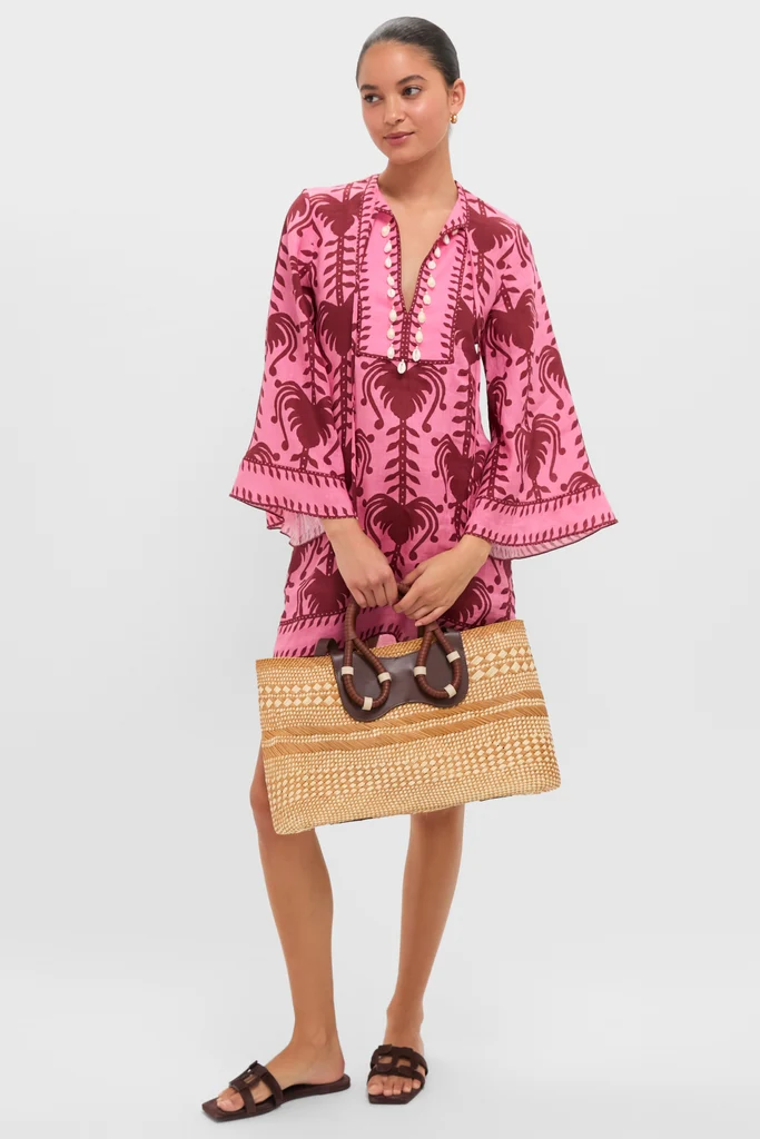 Camel Swaying Silhouettes Mini Tote Bag - Image 3
