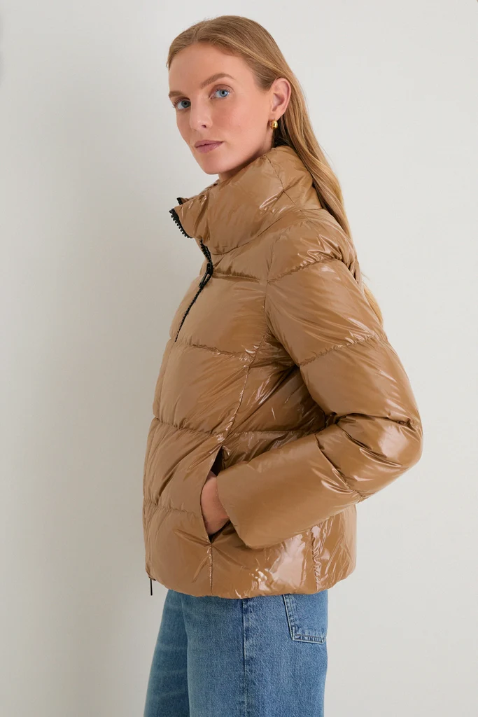Cammello Gloss Zipper Jacket - Image 3