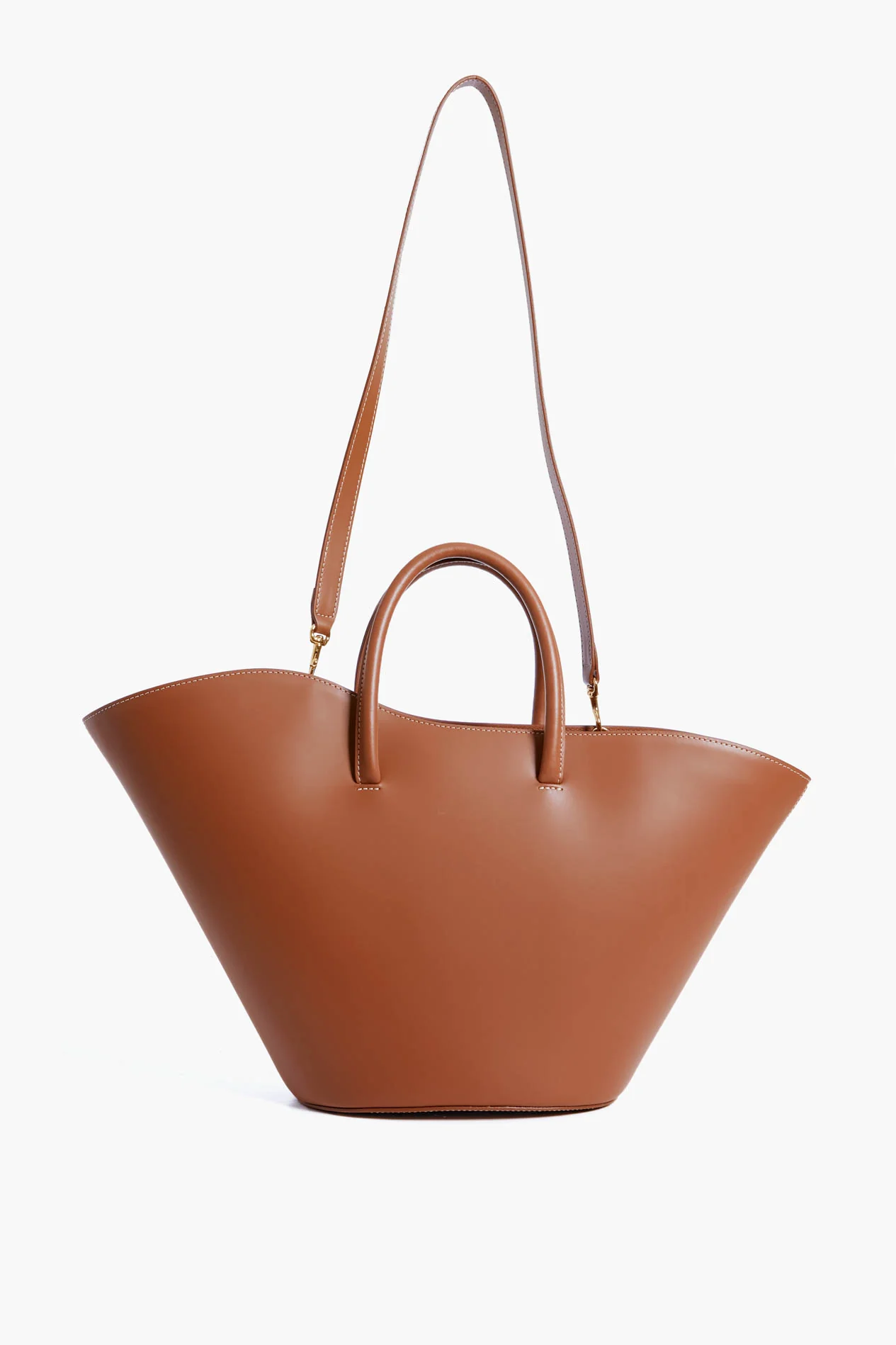 Caramel Open Tulip Tote Medium - Image 4