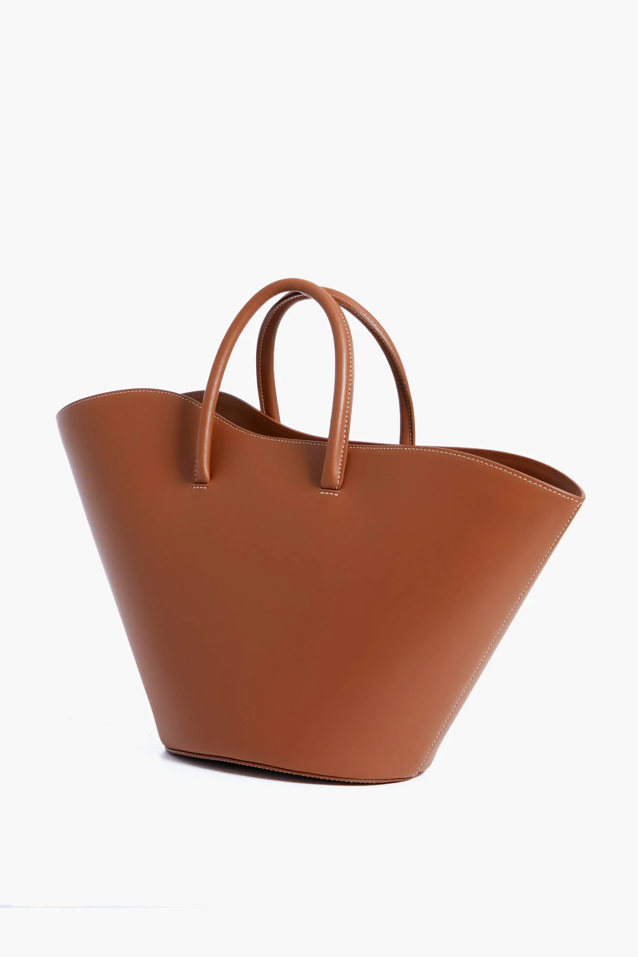 Caramel Open Tulip Tote Medium - Image 5