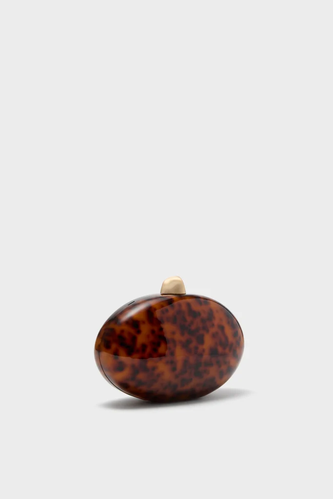 Caramel Tortoise Eviana Clutch - Image 5