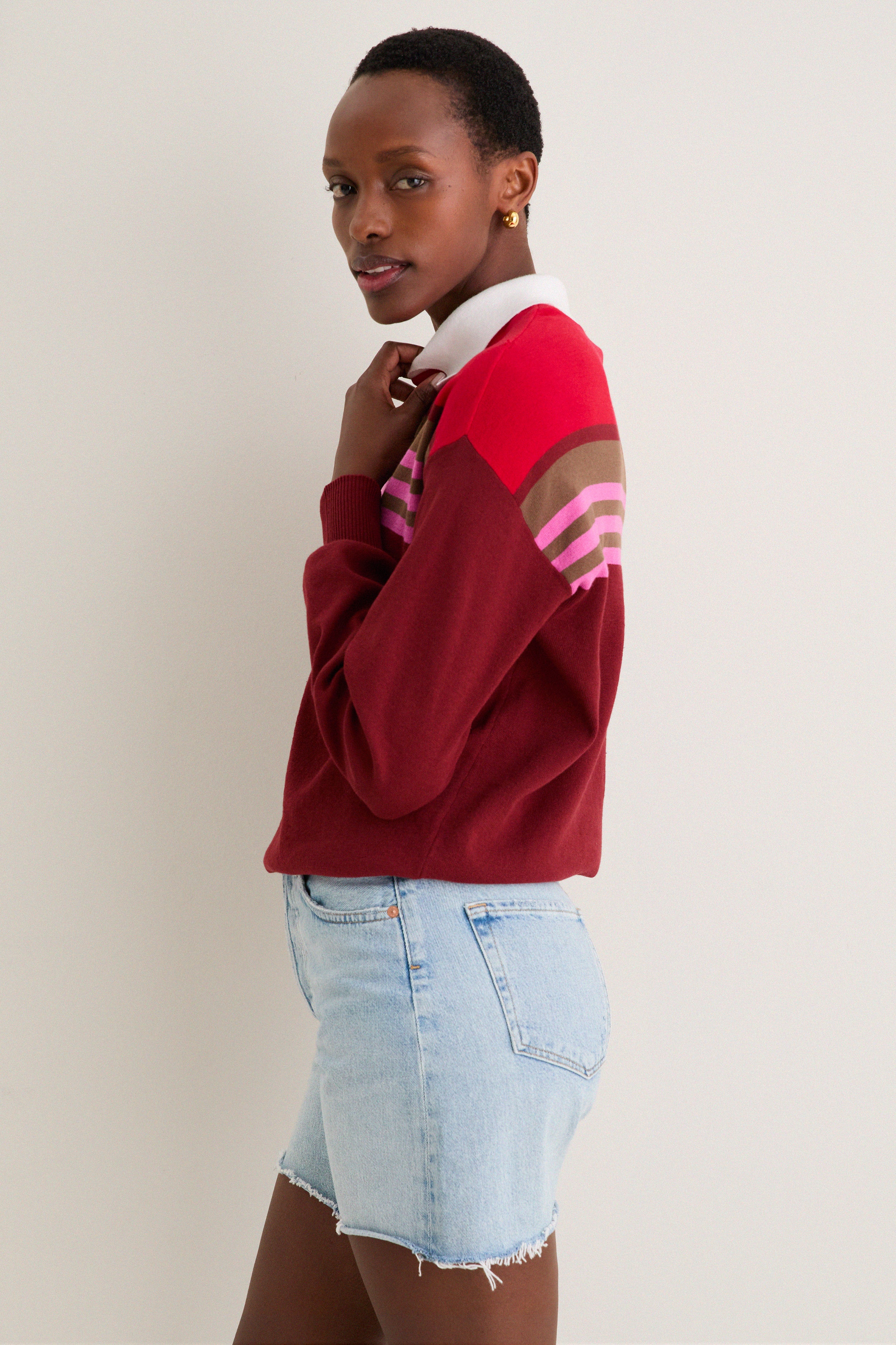 Cardinal Multi Stripe Sail Top - Image 3