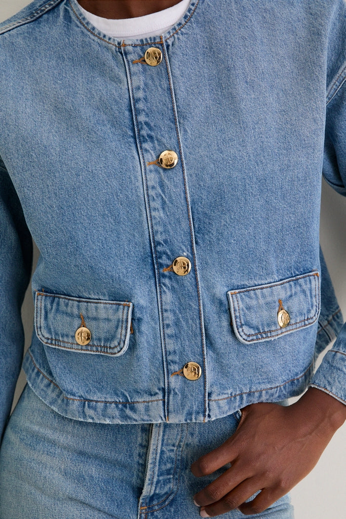 Caspian Blue Blanche Jacket - Image 5
