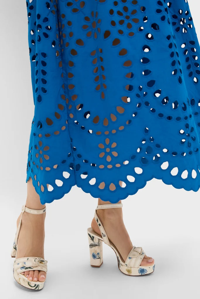 Cerulean Dawn Midi Dress - Image 2