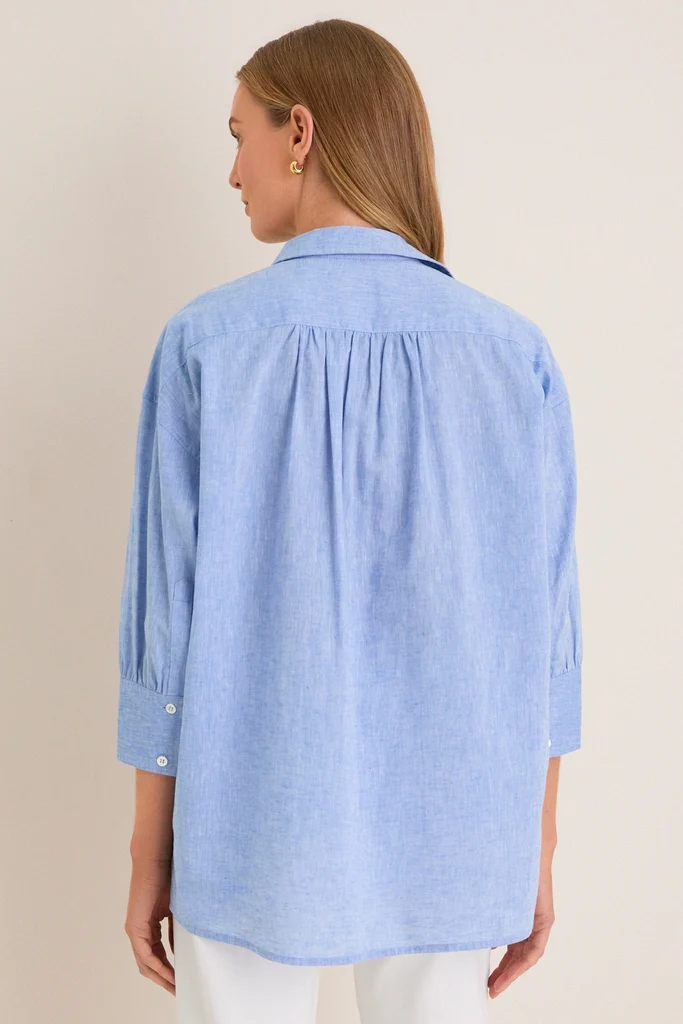 Chambray Adair Boyfriend Shirt - Image 4