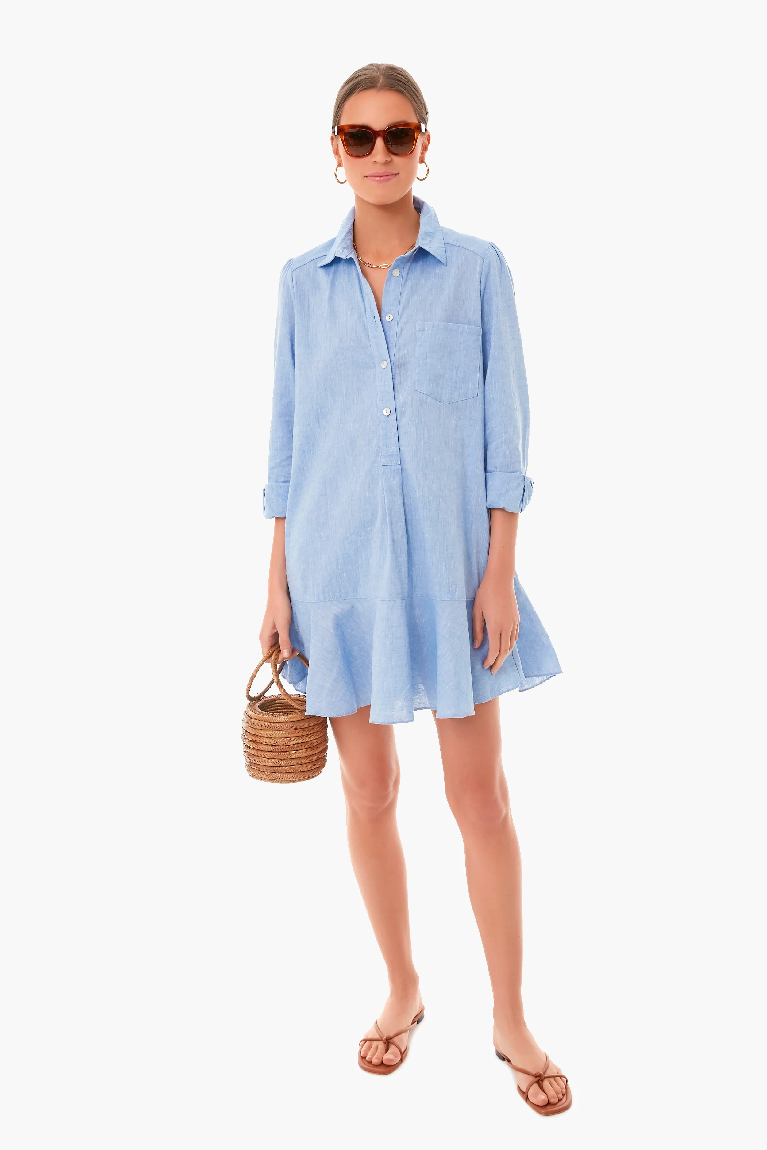 Chambray Callahan Shirt Dress - Image 3