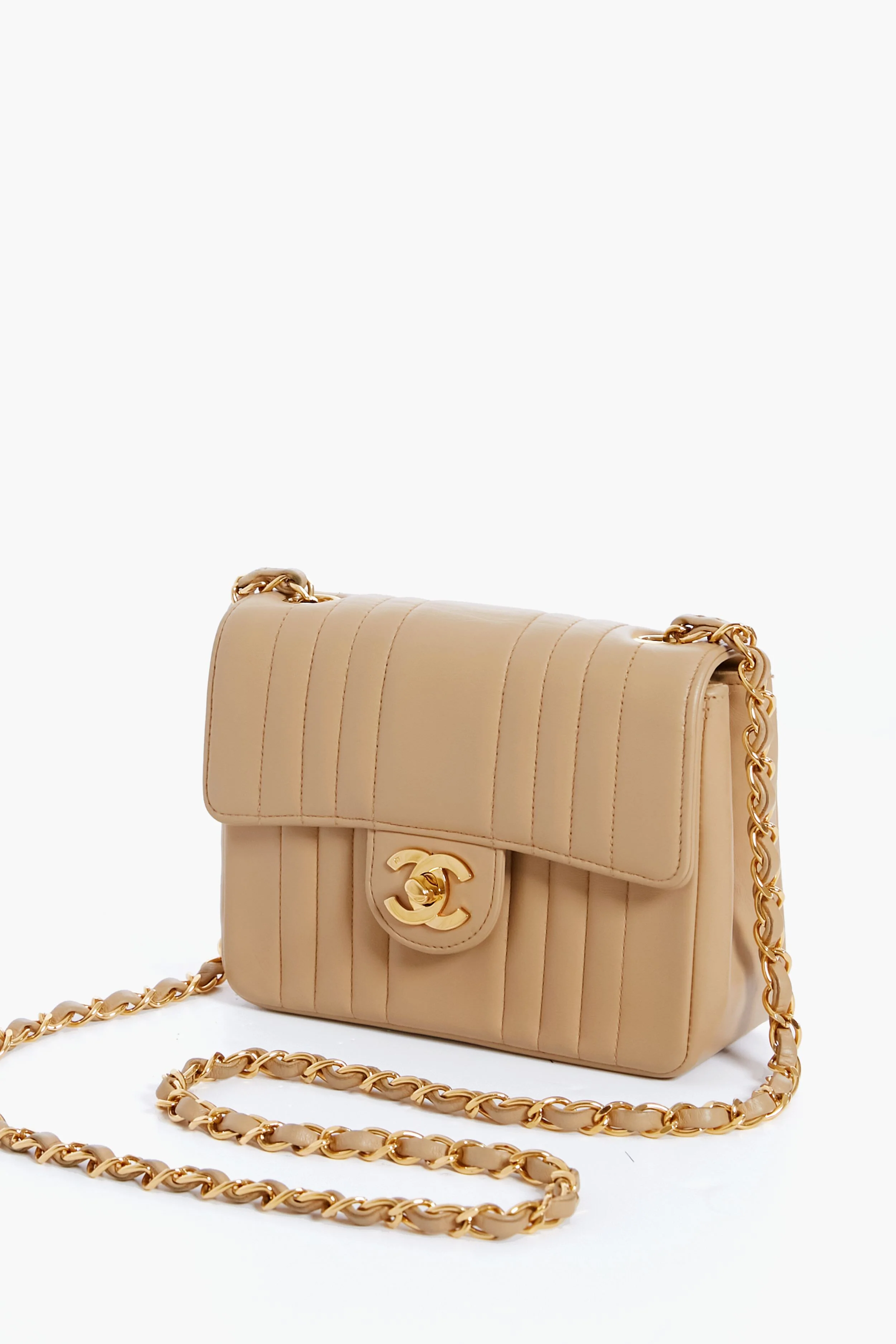 CHANEL Beige Mademoiselle Mini Mastrasse Shoulder Bag - Image 2