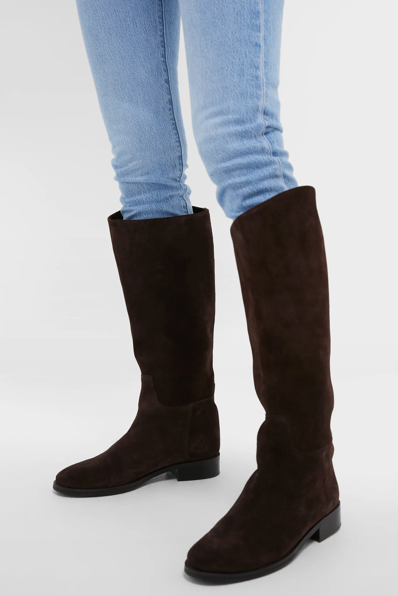 Chocolate Suede Ryder Boots - Image 2
