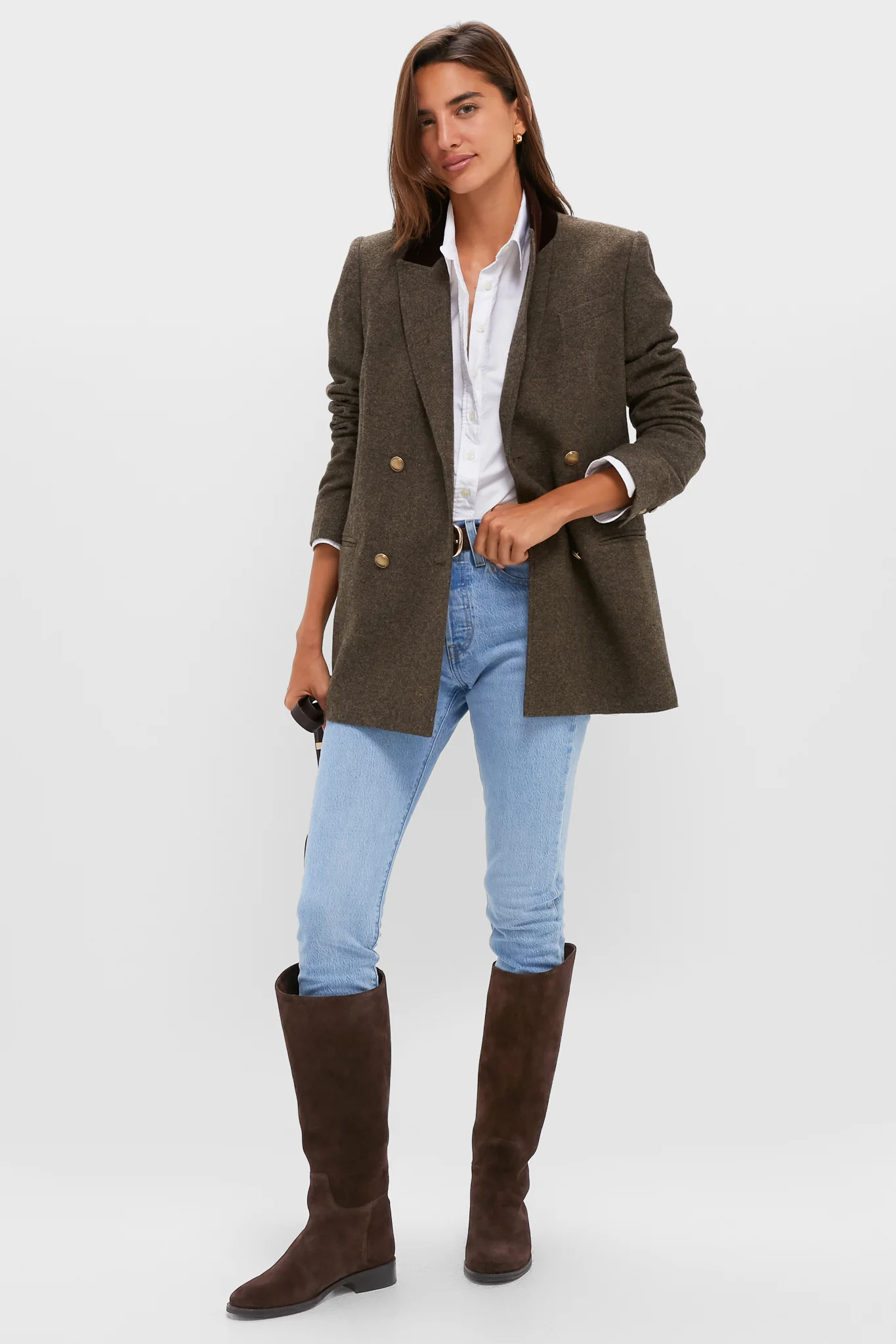 Chocolate Suede Ryder Boots - Image 3