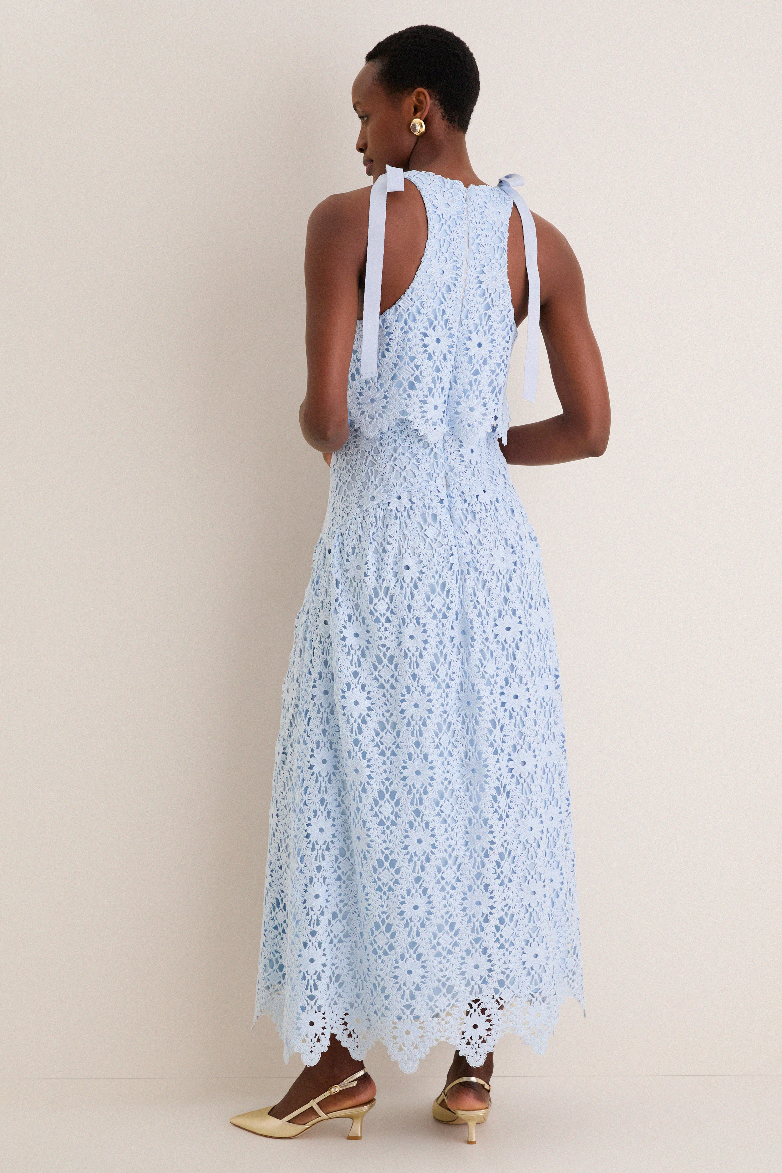 Cornflower Dove Maxi Dress - Image 4
