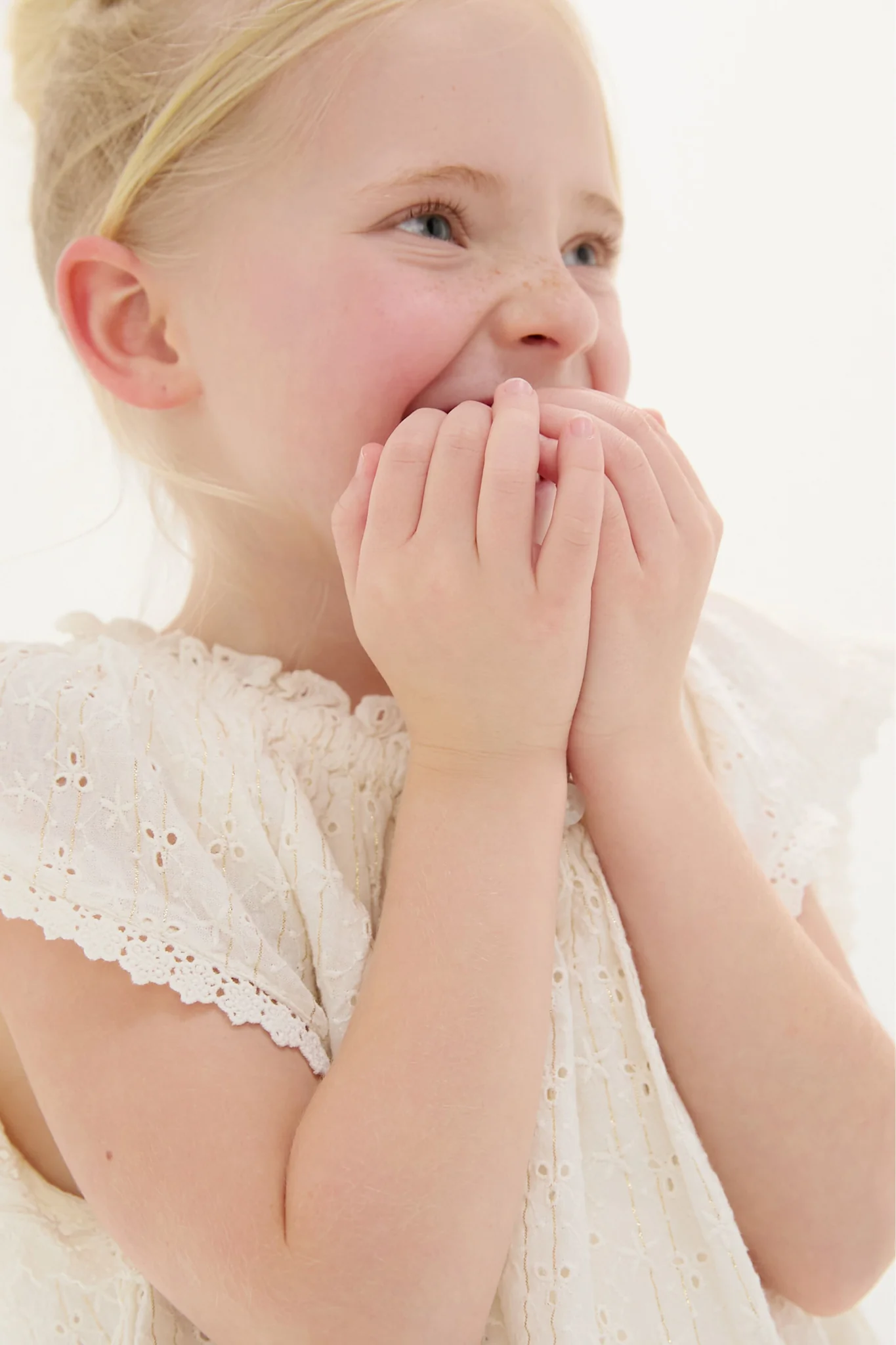 Cream Eyelet Perla Blouse - Image 7