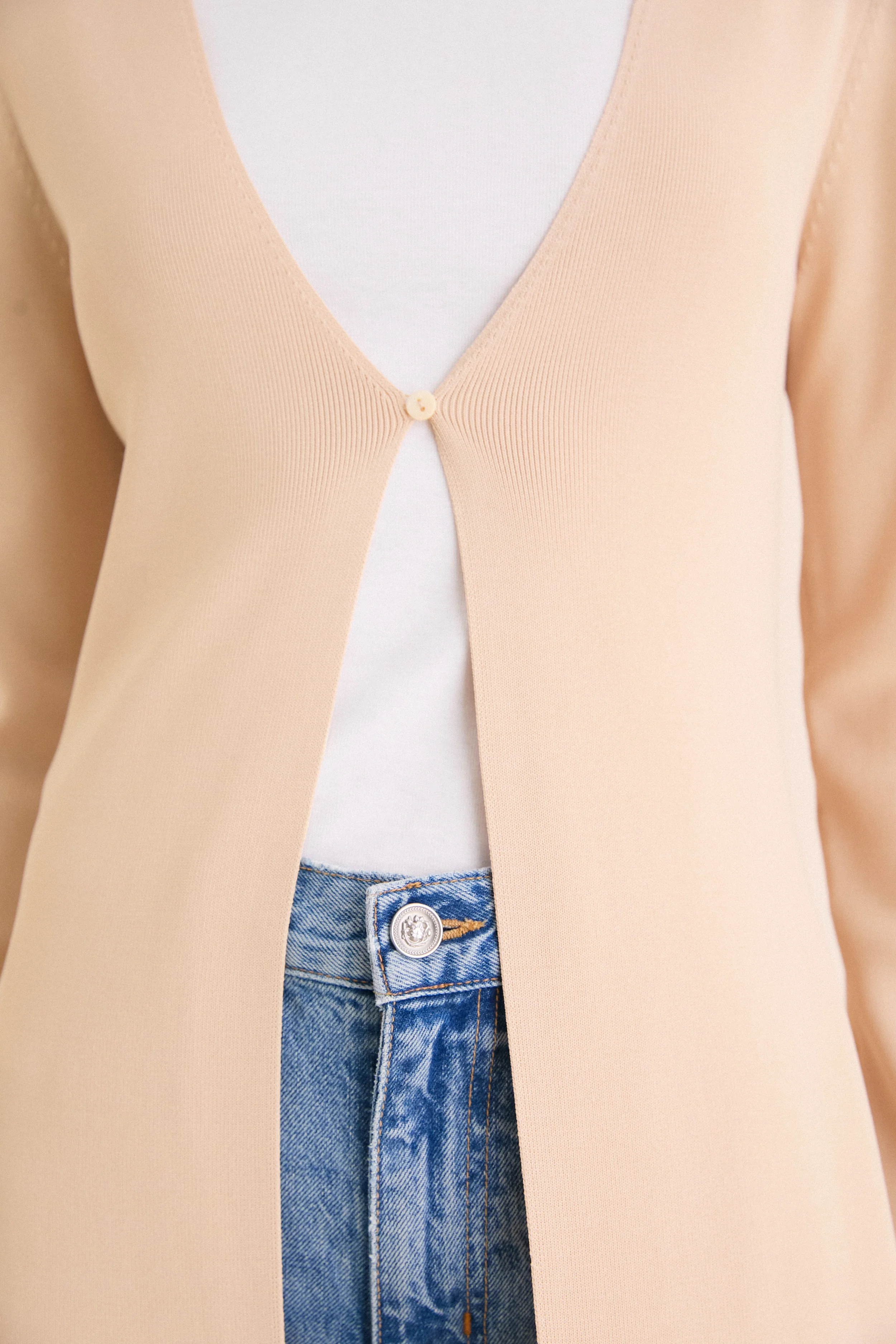 Cream Knit Aiden Duster - Image 6