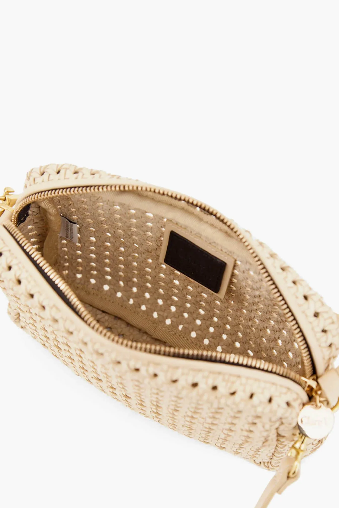 Cream Rattan Midi Sac - Image 5