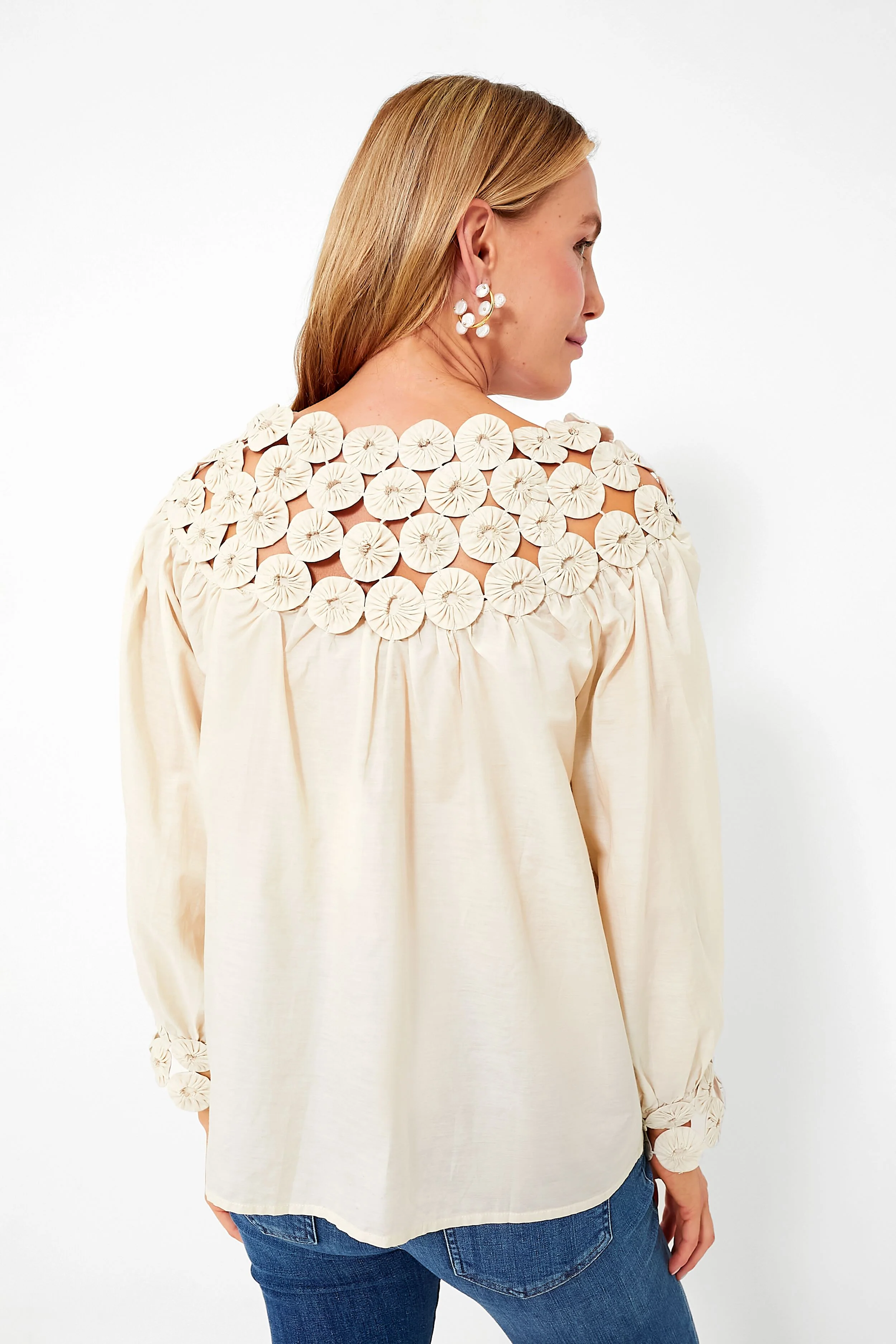 Cream Rosenberg Blouse - Image 4