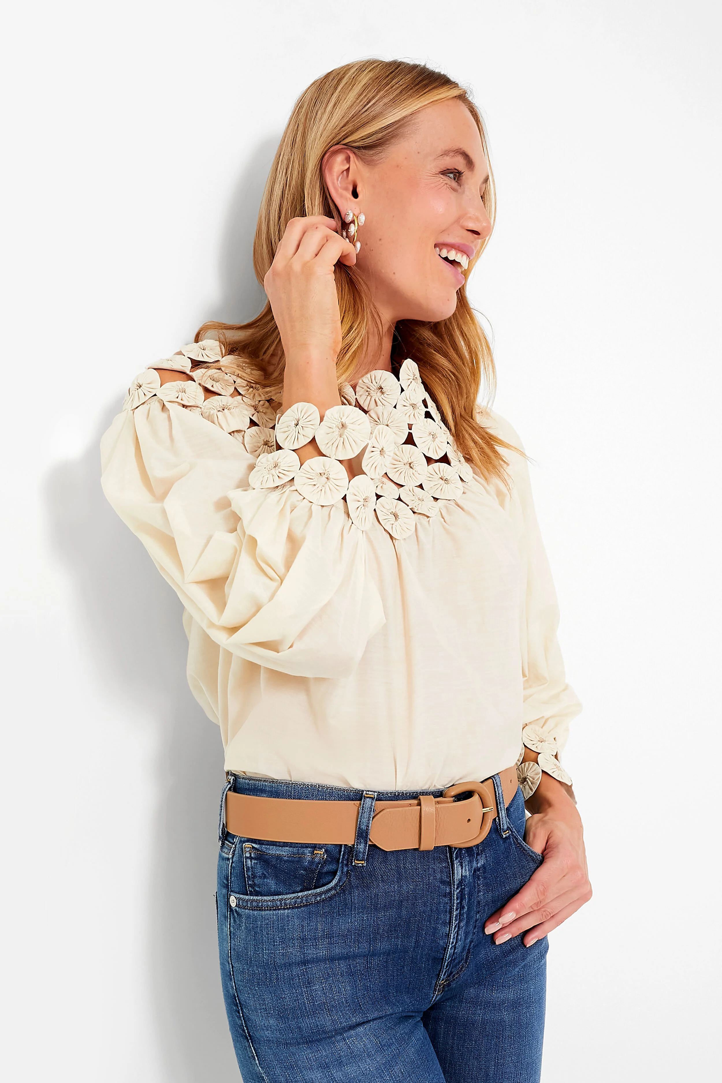 Cream Rosenberg Blouse - Image 6