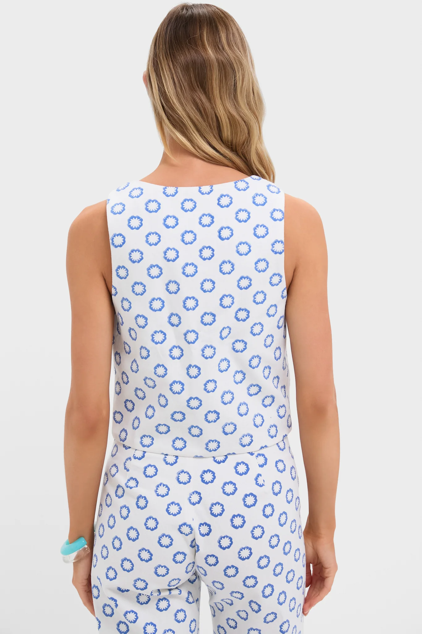 Daffodil Print Suit Vest - Image 4
