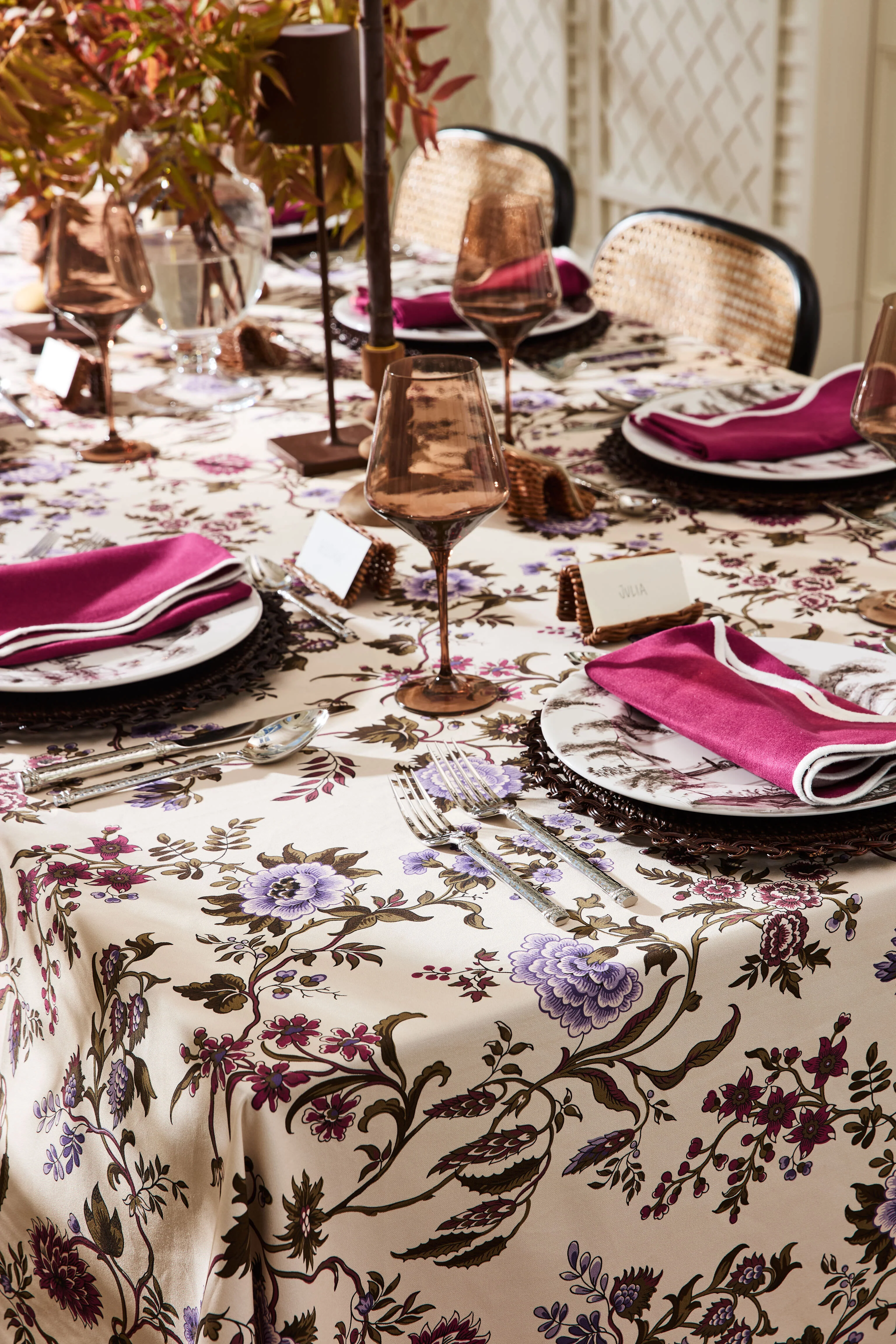 Dark Brown Rattan Intertwined Placemat (Set of 4) - Image 6