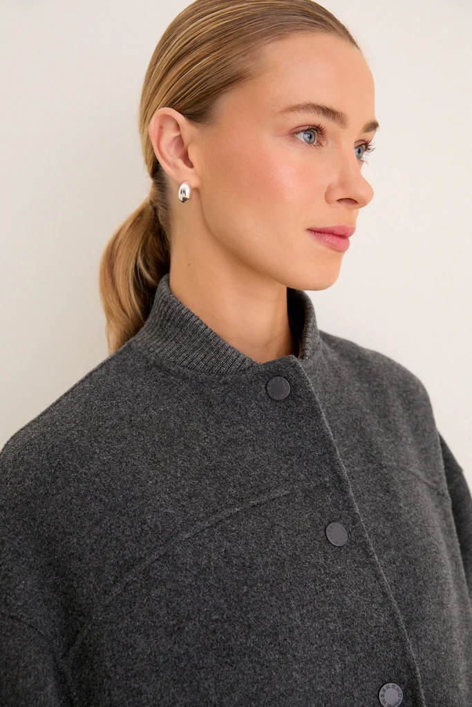 Dark Grey Alamaro Coat - Image 2