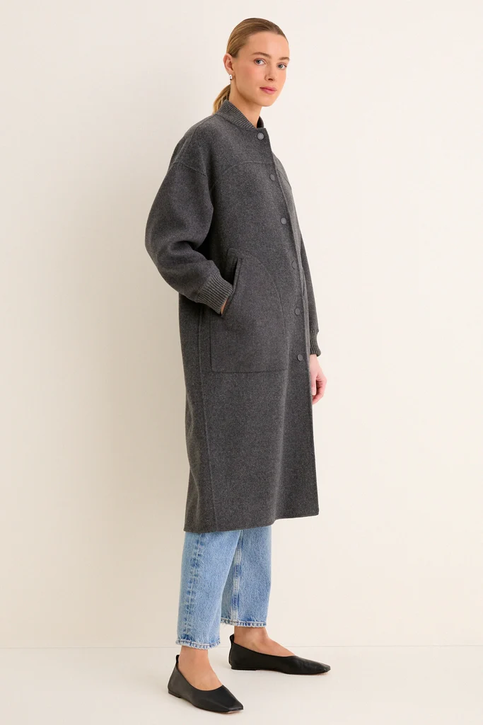 Dark Grey Alamaro Coat - Image 4