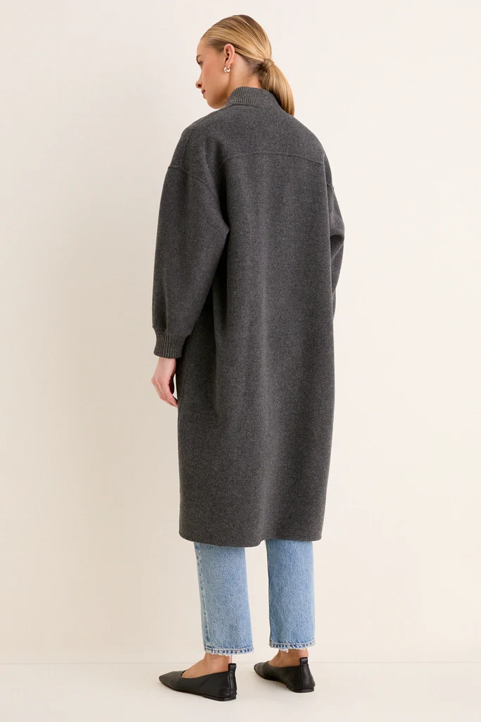 Dark Grey Alamaro Coat - Image 5