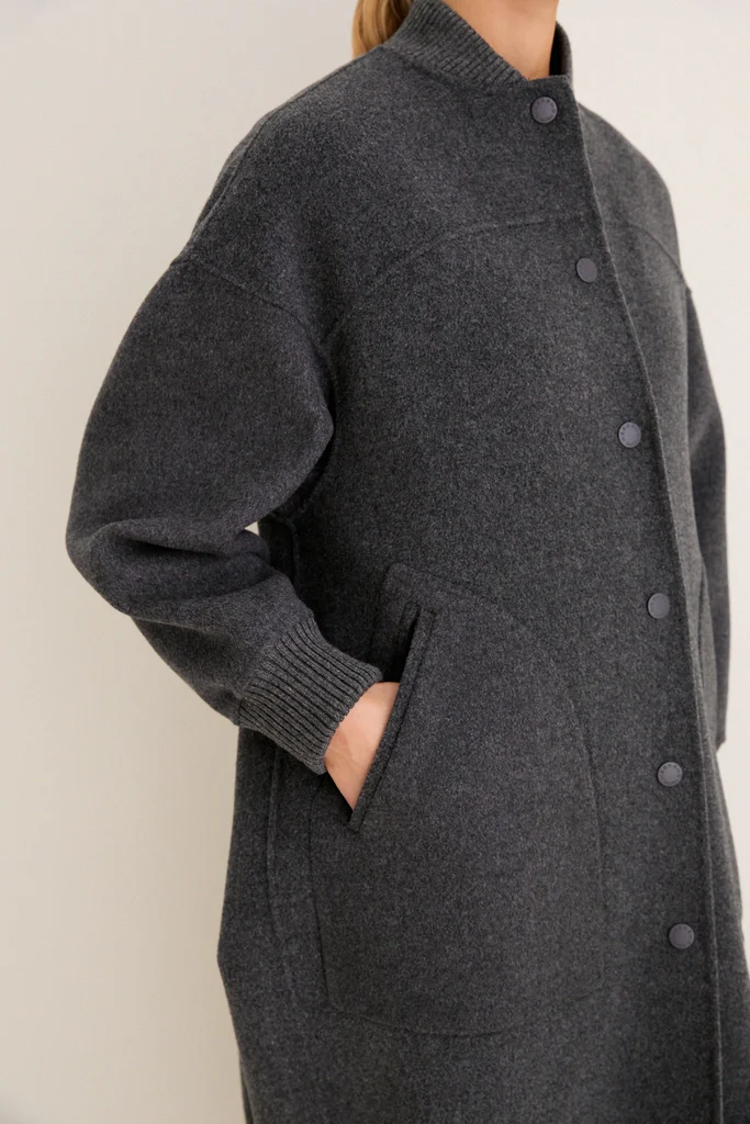Dark Grey Alamaro Coat - Image 6