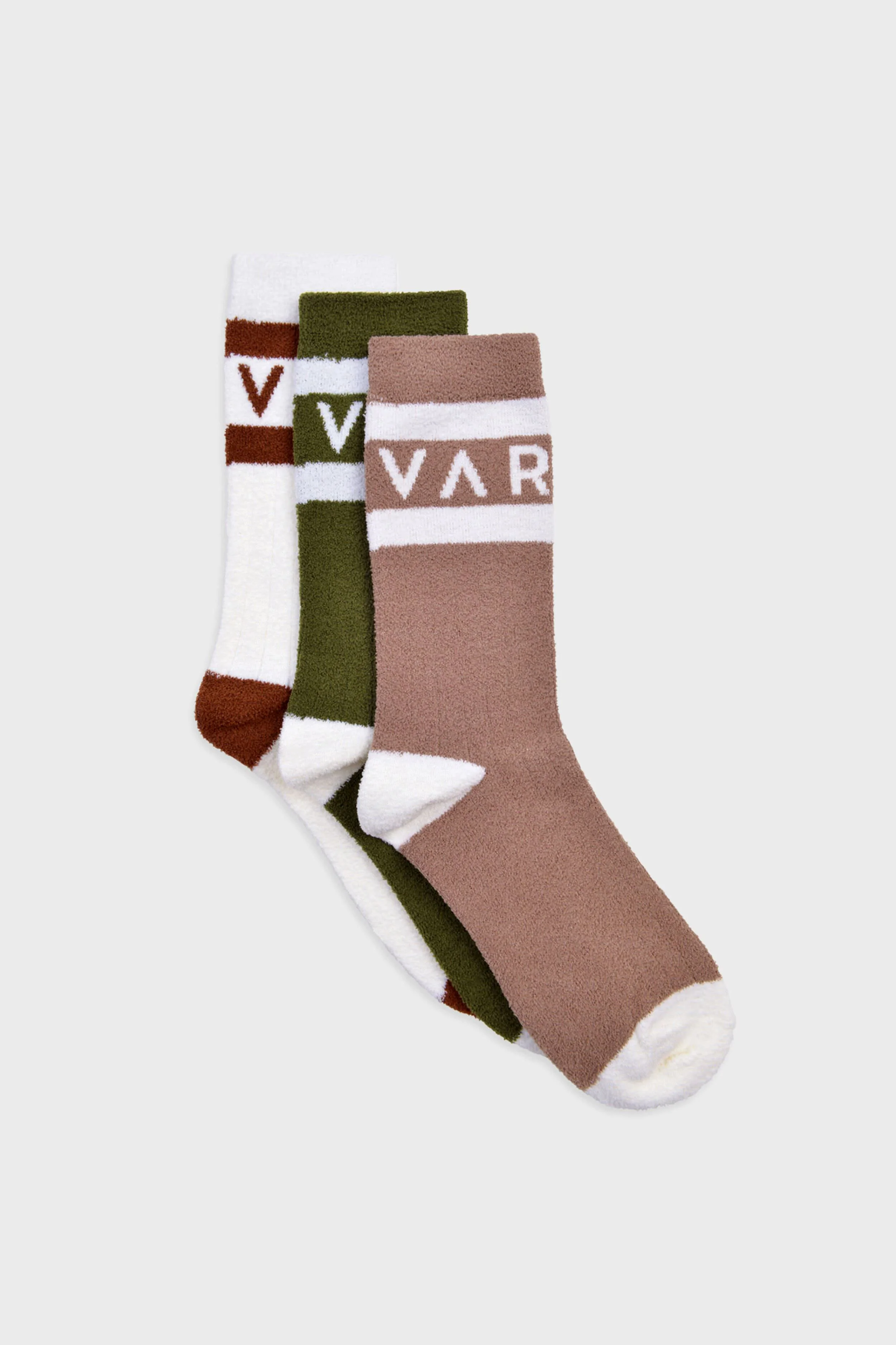 Dark Olive Egret Spencer Socks - Image 2