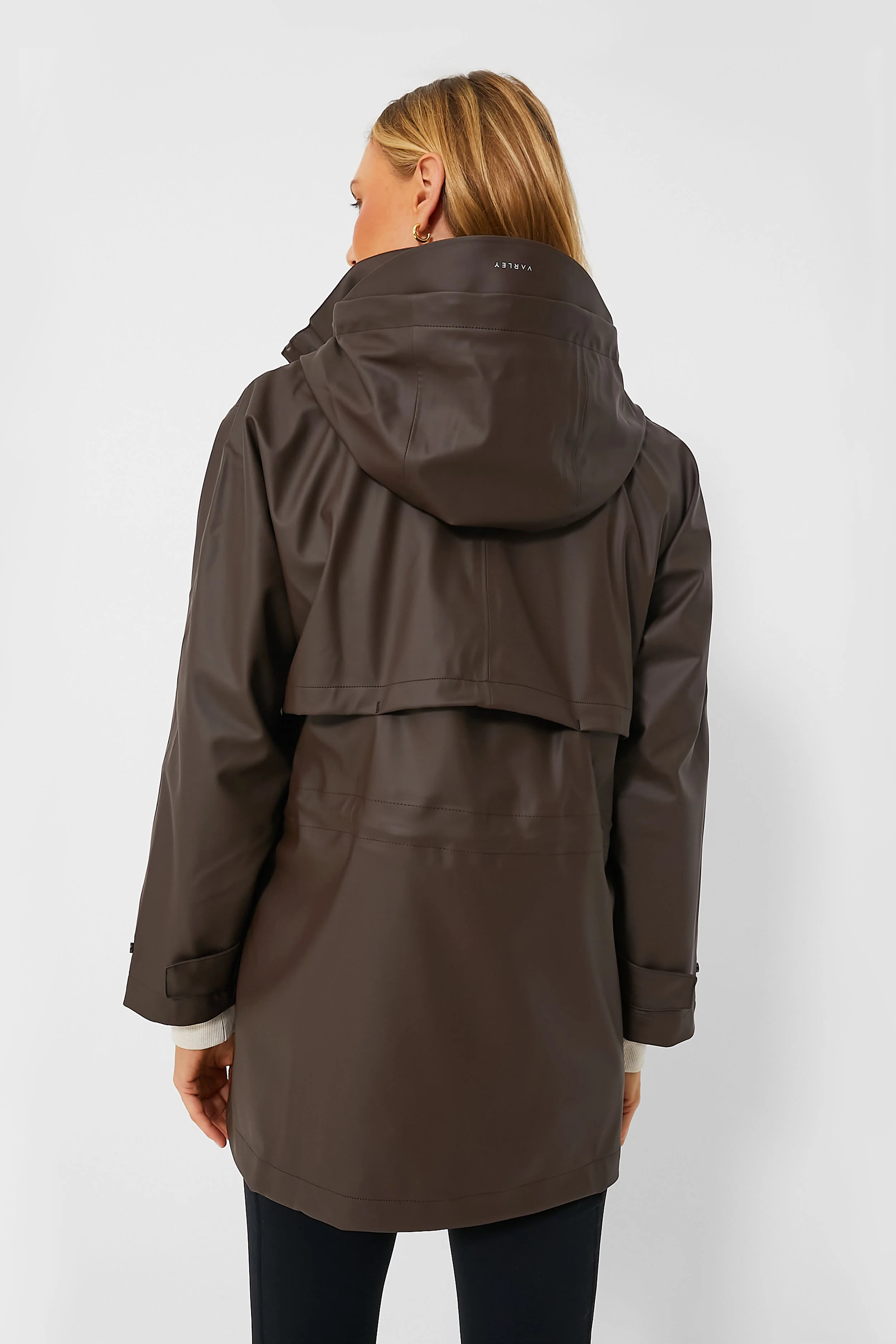 Dark Truffle Alyssa Rain Jacket - Image 4