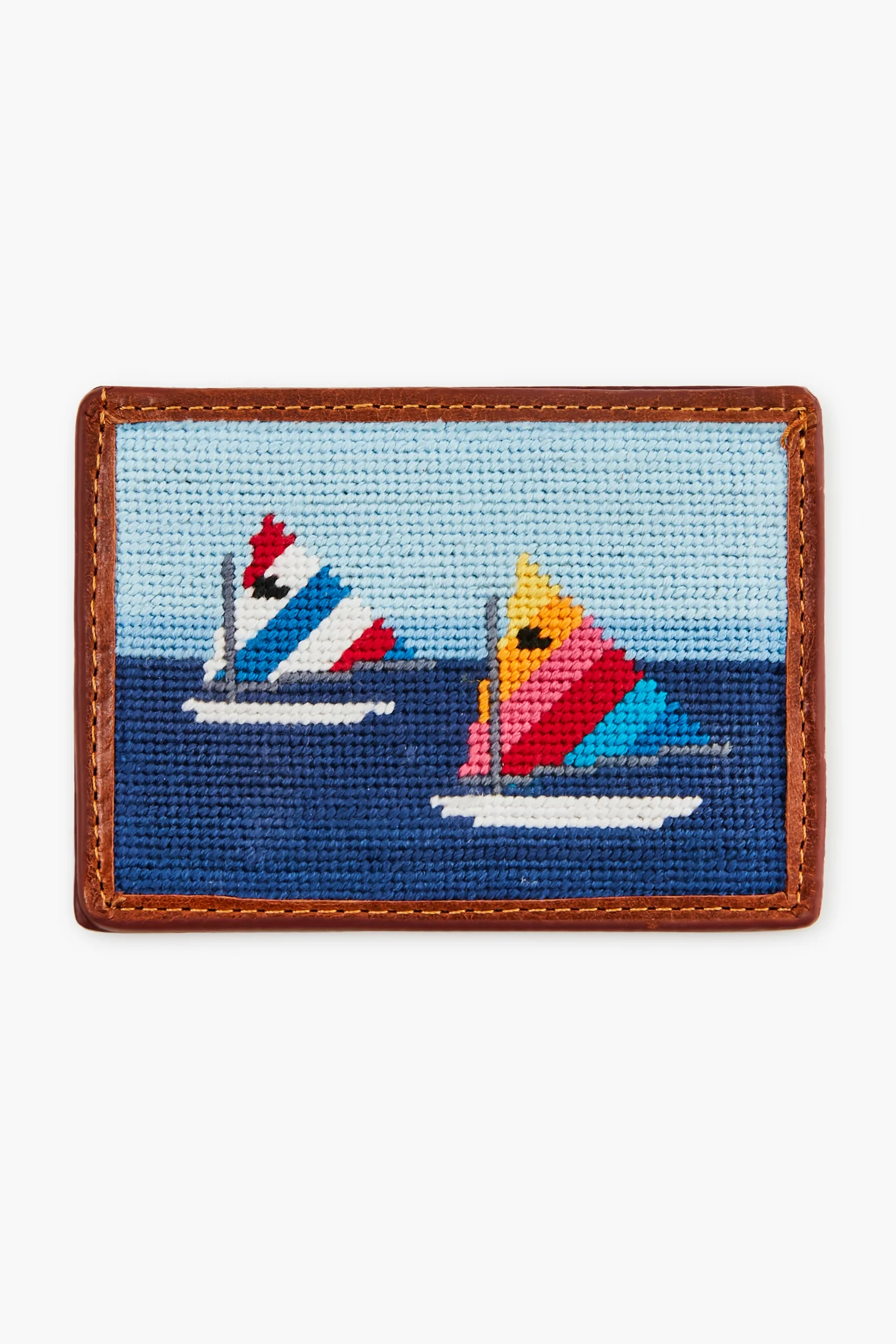 Day Sailor Needlepoint Card Wallet - Image 2