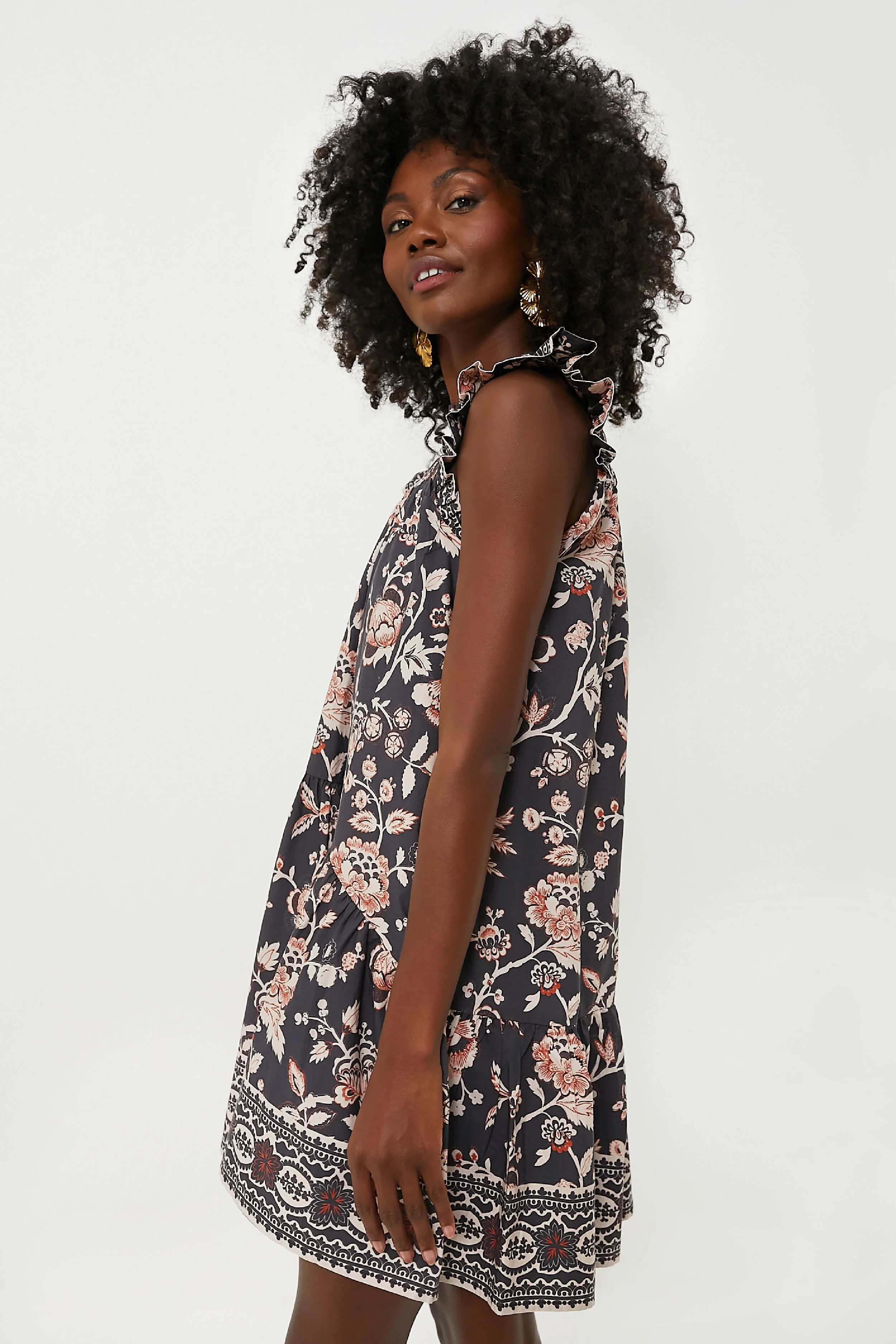 Devon Print Viola Mini Dress - Image 3
