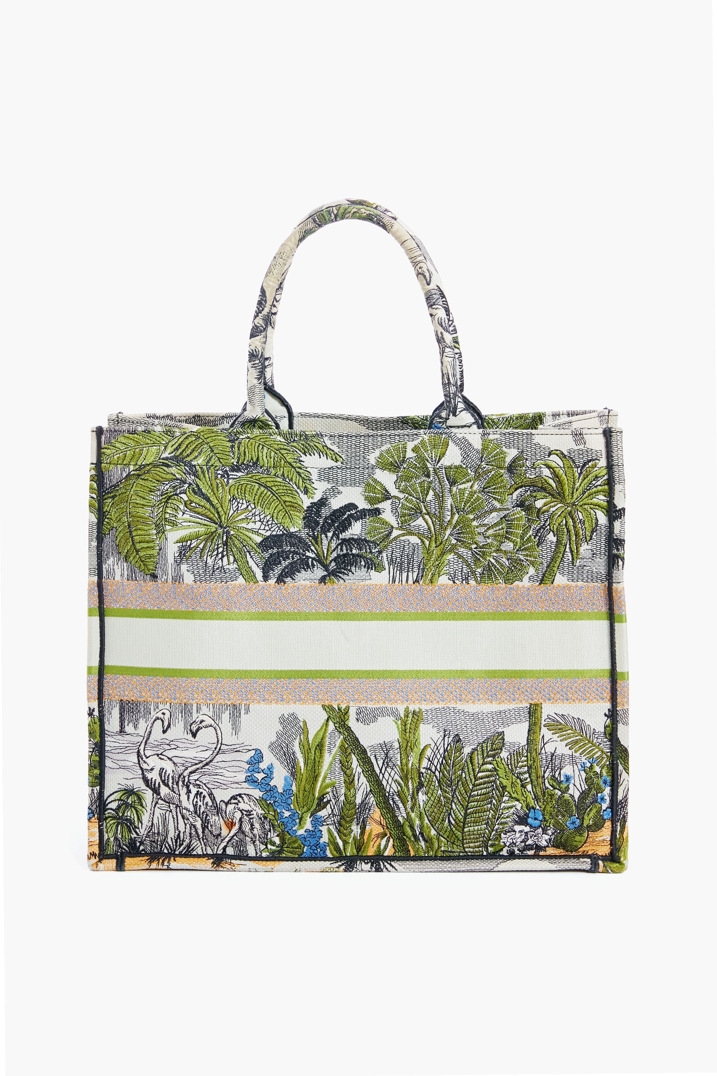 Dior Canvas Large Book Tote - Image 3