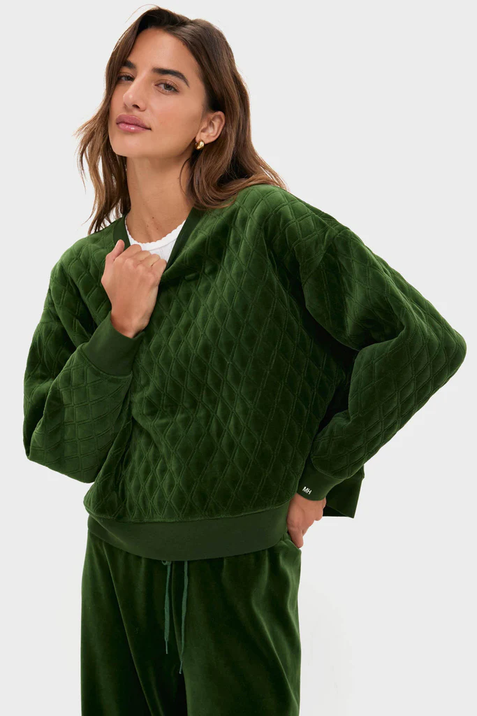Douglas Fir Velour Bennett Pullover