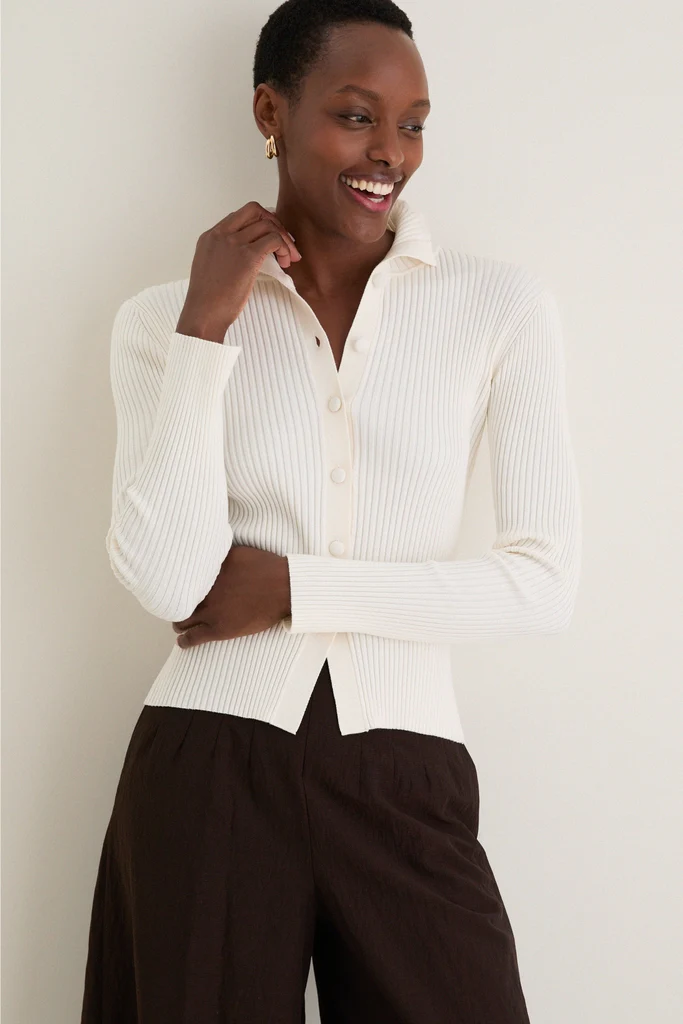 Ecru Flore Cardigan