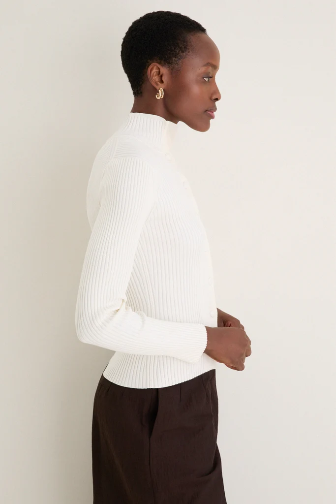 Ecru Flore Cardigan - Image 3