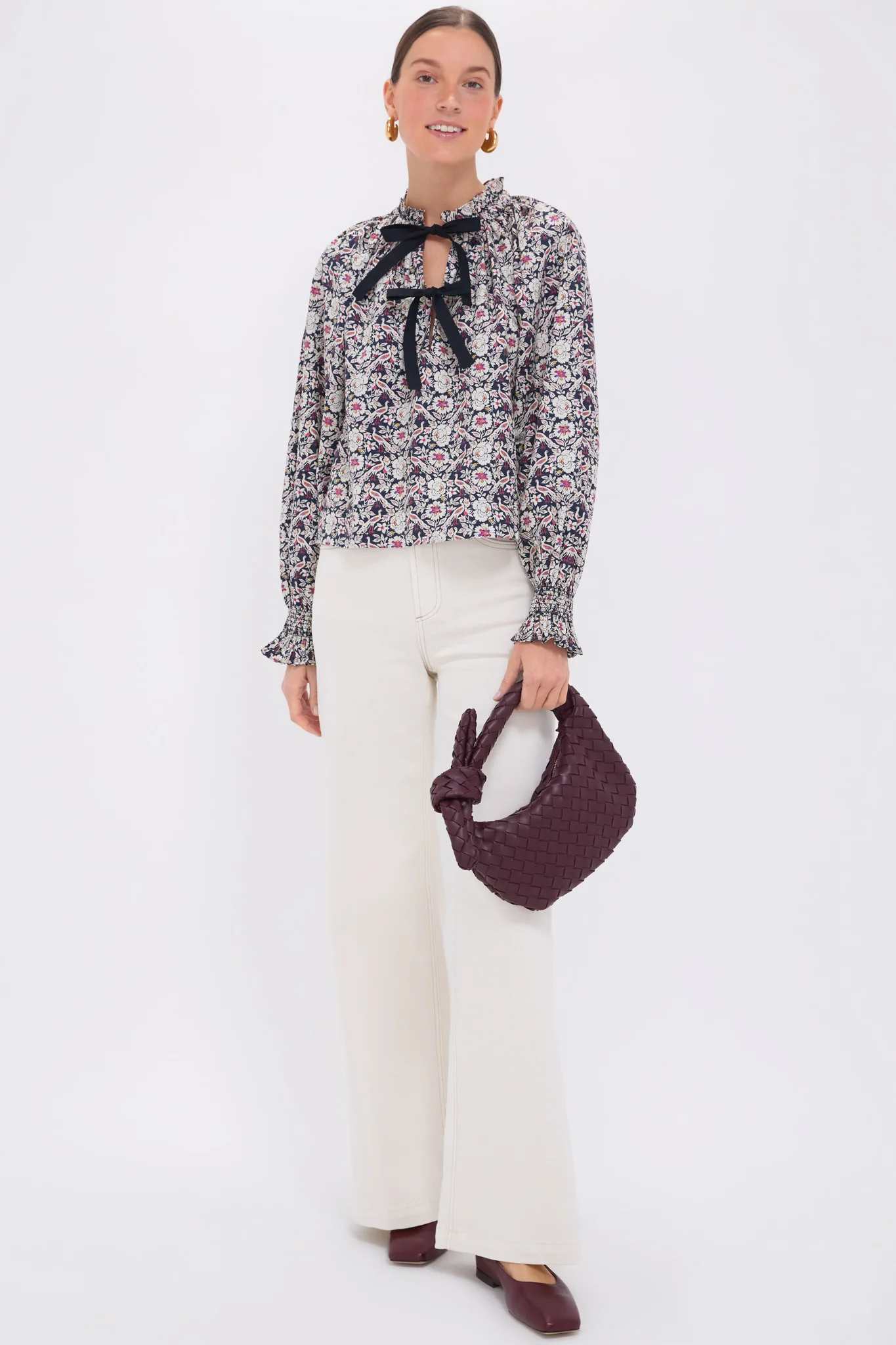 Ecru Lana High Rise Ultra Wide Leg - Image 2
