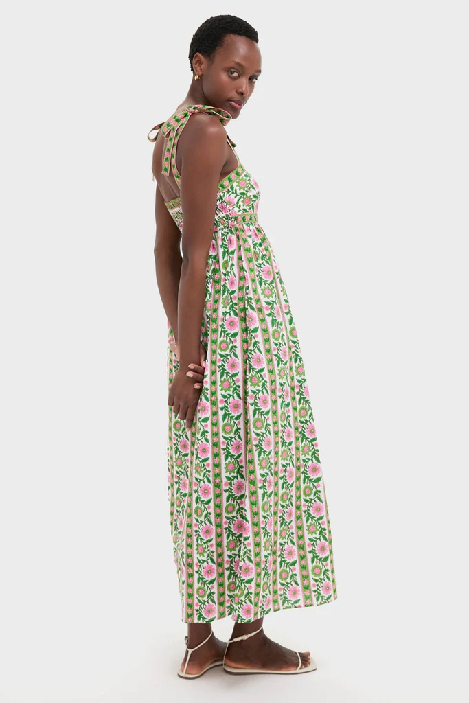 Emerald Border Mykonos Dress - Image 4