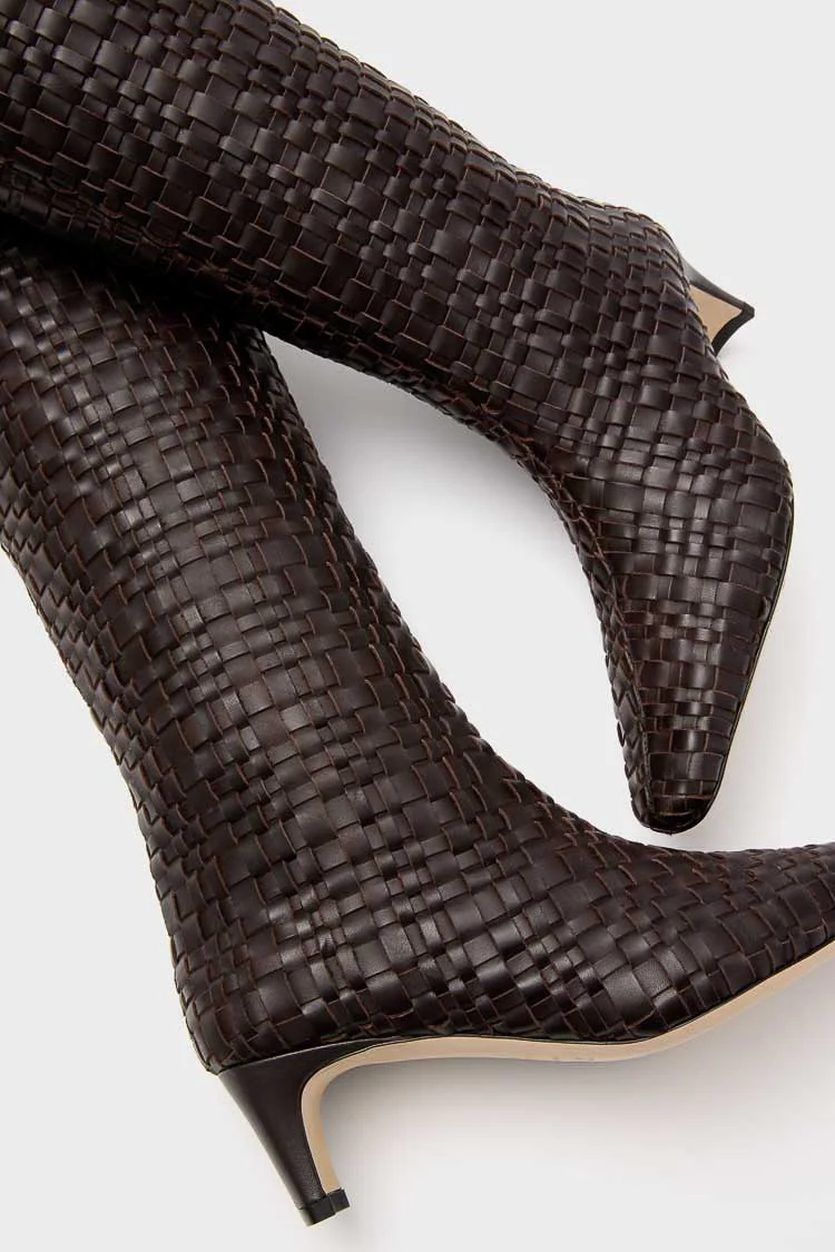 Espresso Woven Wally Boot - Image 5