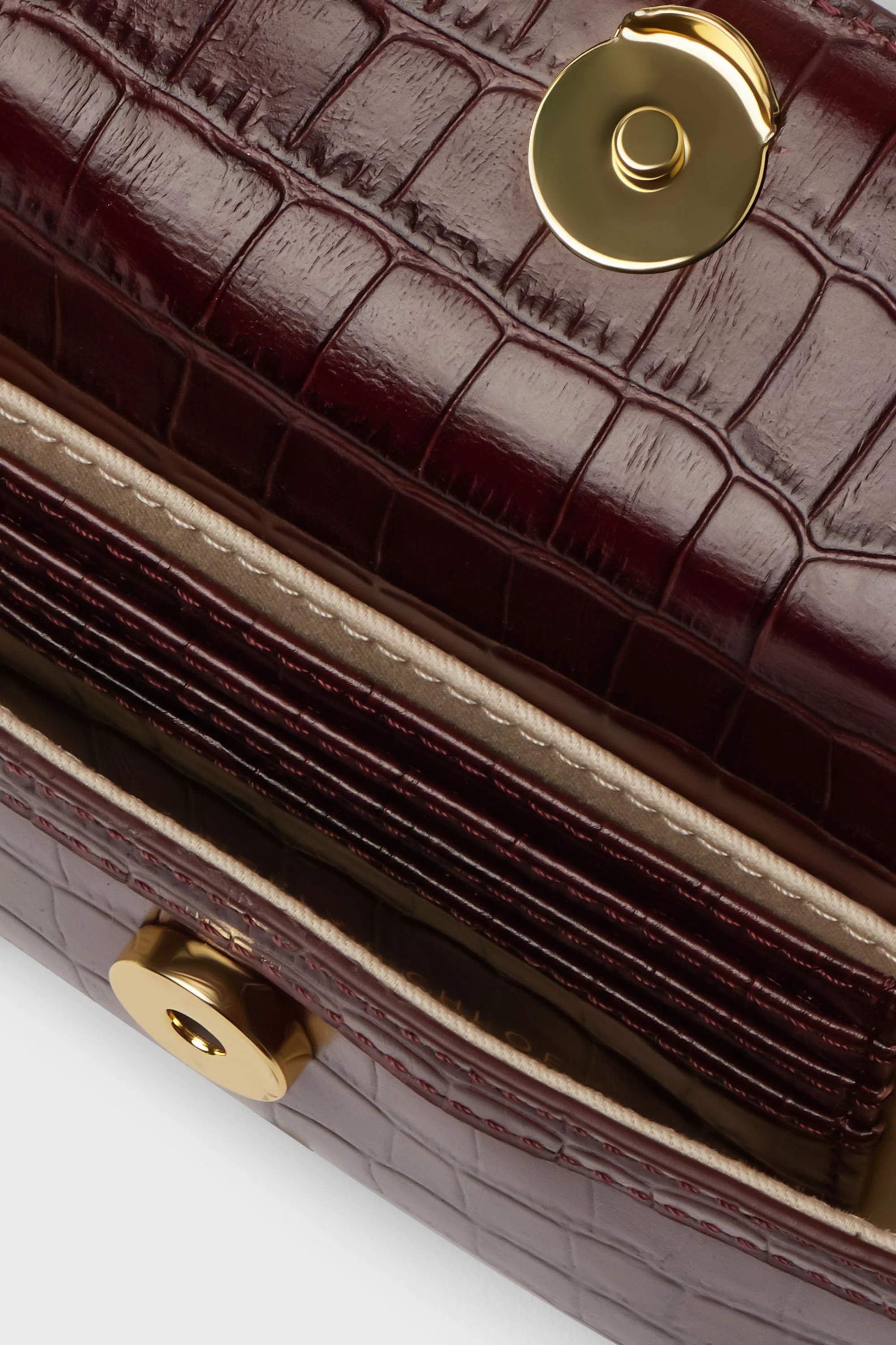 Exclusive Chocolate Croc Phone Crossbody - Image 3