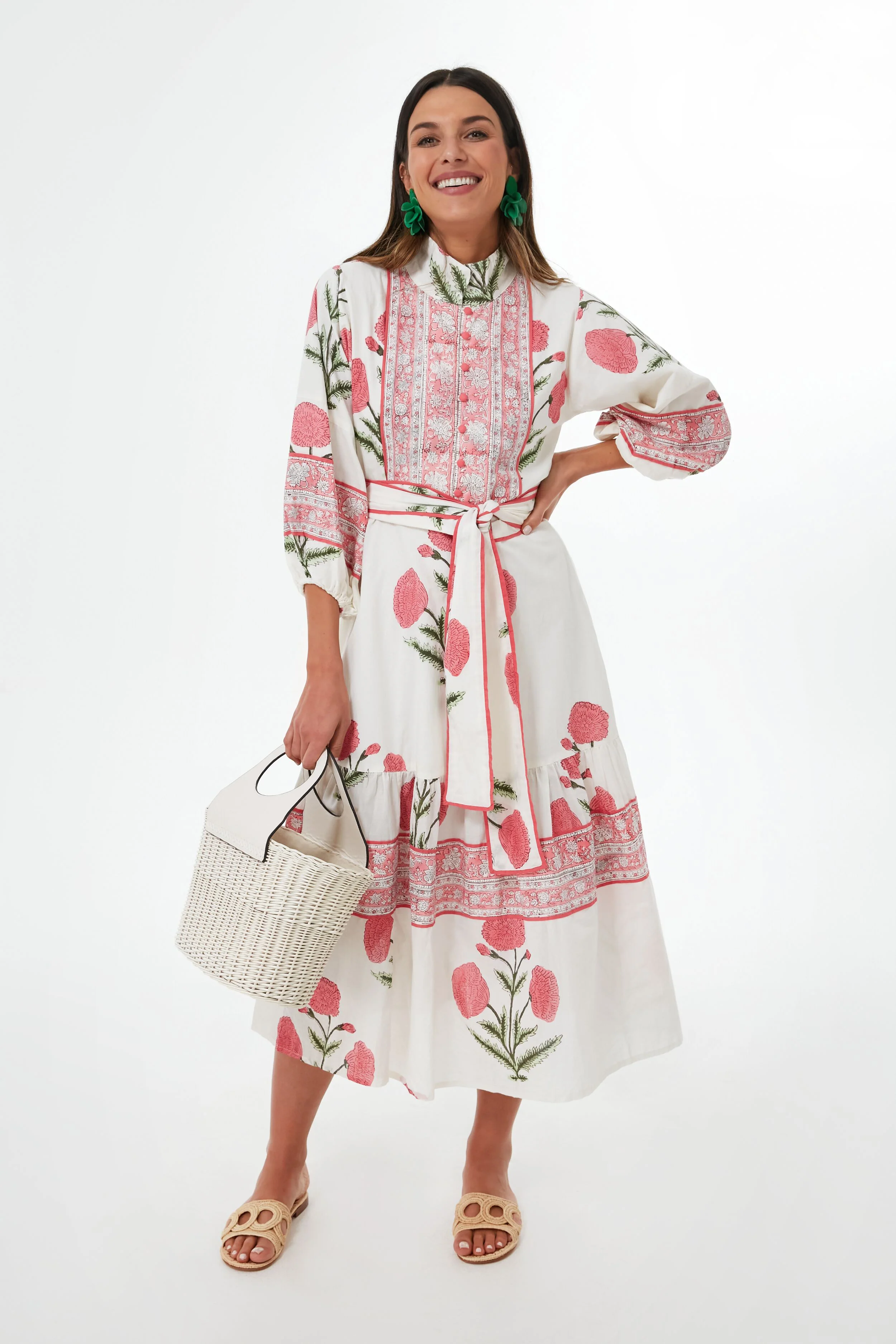 Exclusive Rosy Marigold Flounce Dress - Image 2