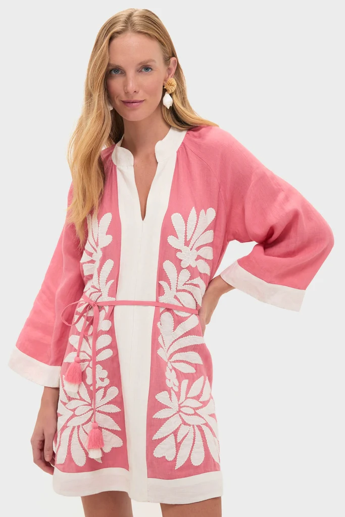 Flora Pink Lumi Mini Dress