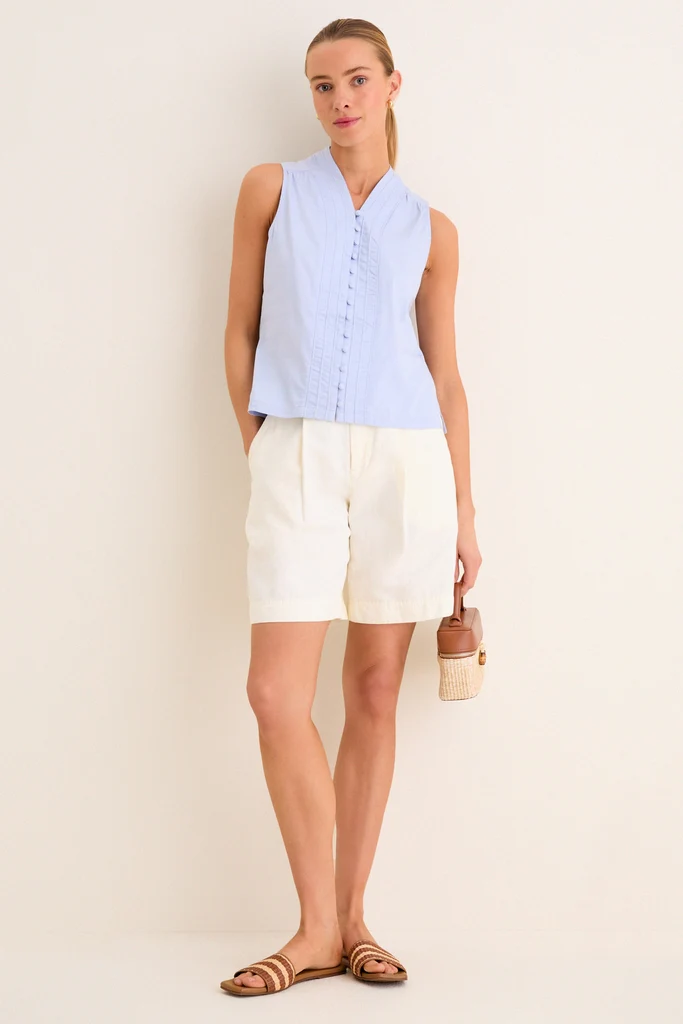 French Blue Lucy Top - Image 2