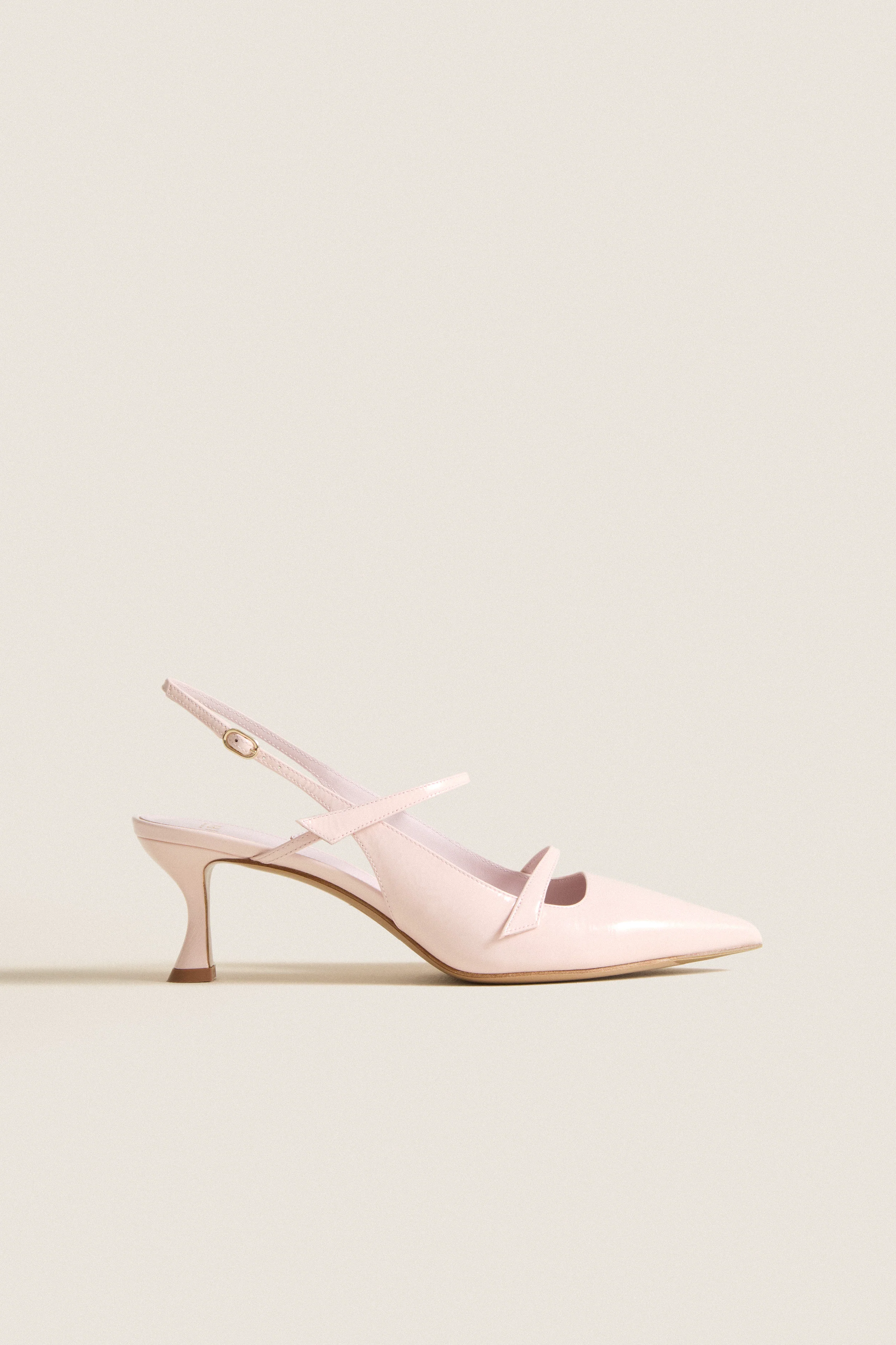 Frost Pink Tita 60 Slingback Heels - Image 6