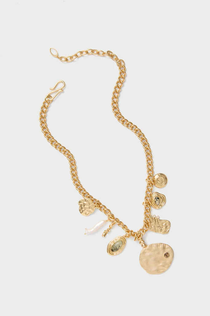 Gold Danna Charm Necklace - Image 2
