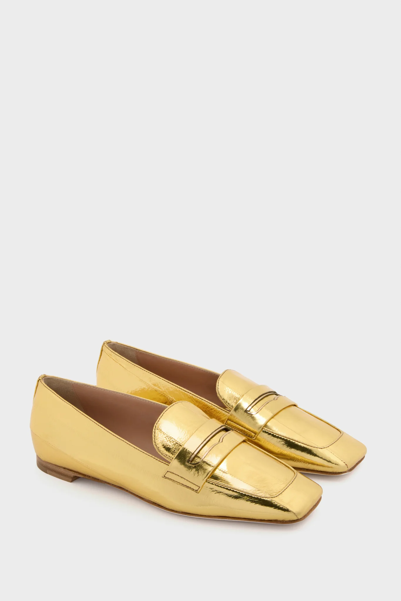 Gold Eel Doublet Loafers - Image 4