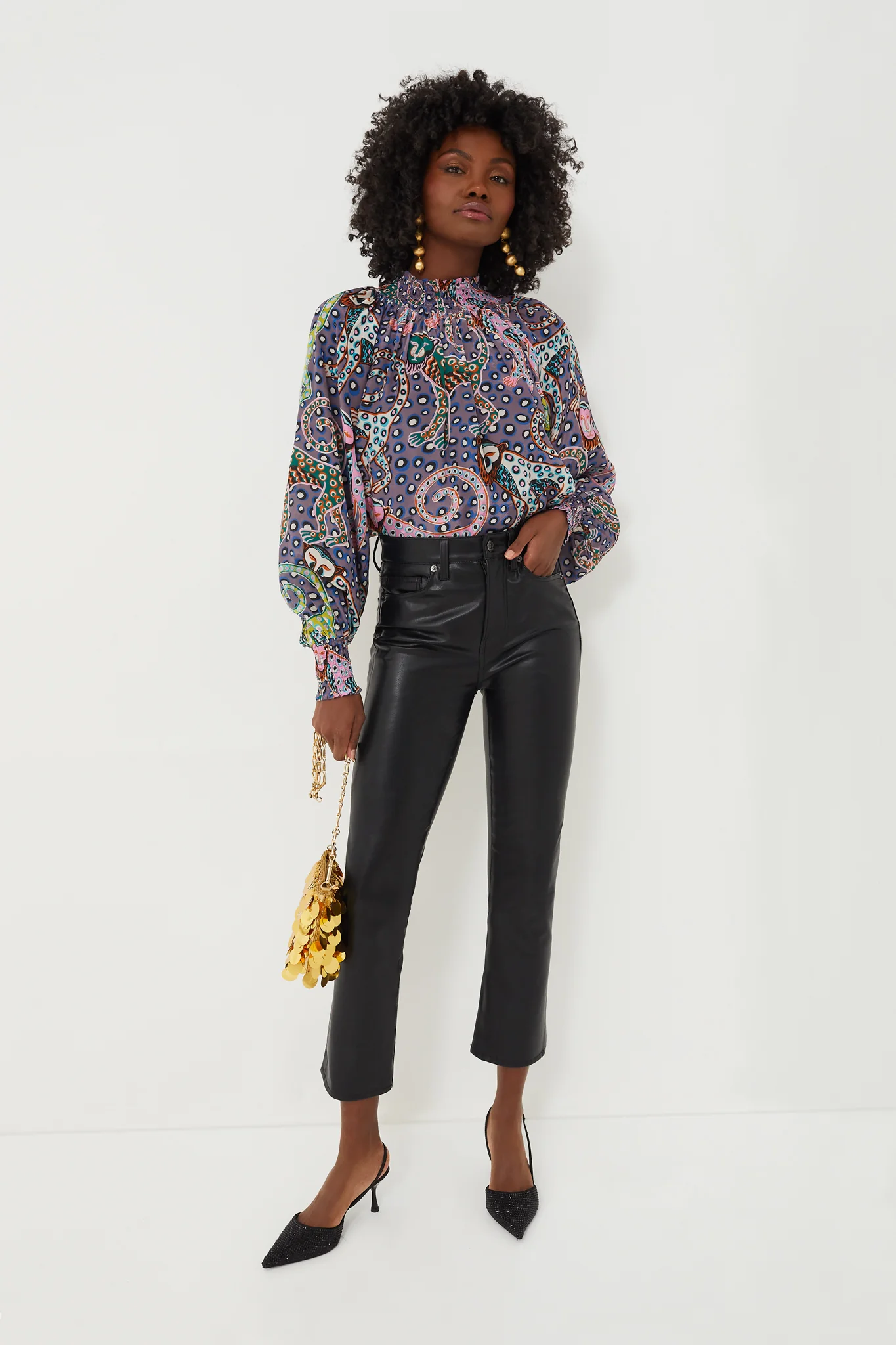 Gold Gemma Sequin Bag - Image 2