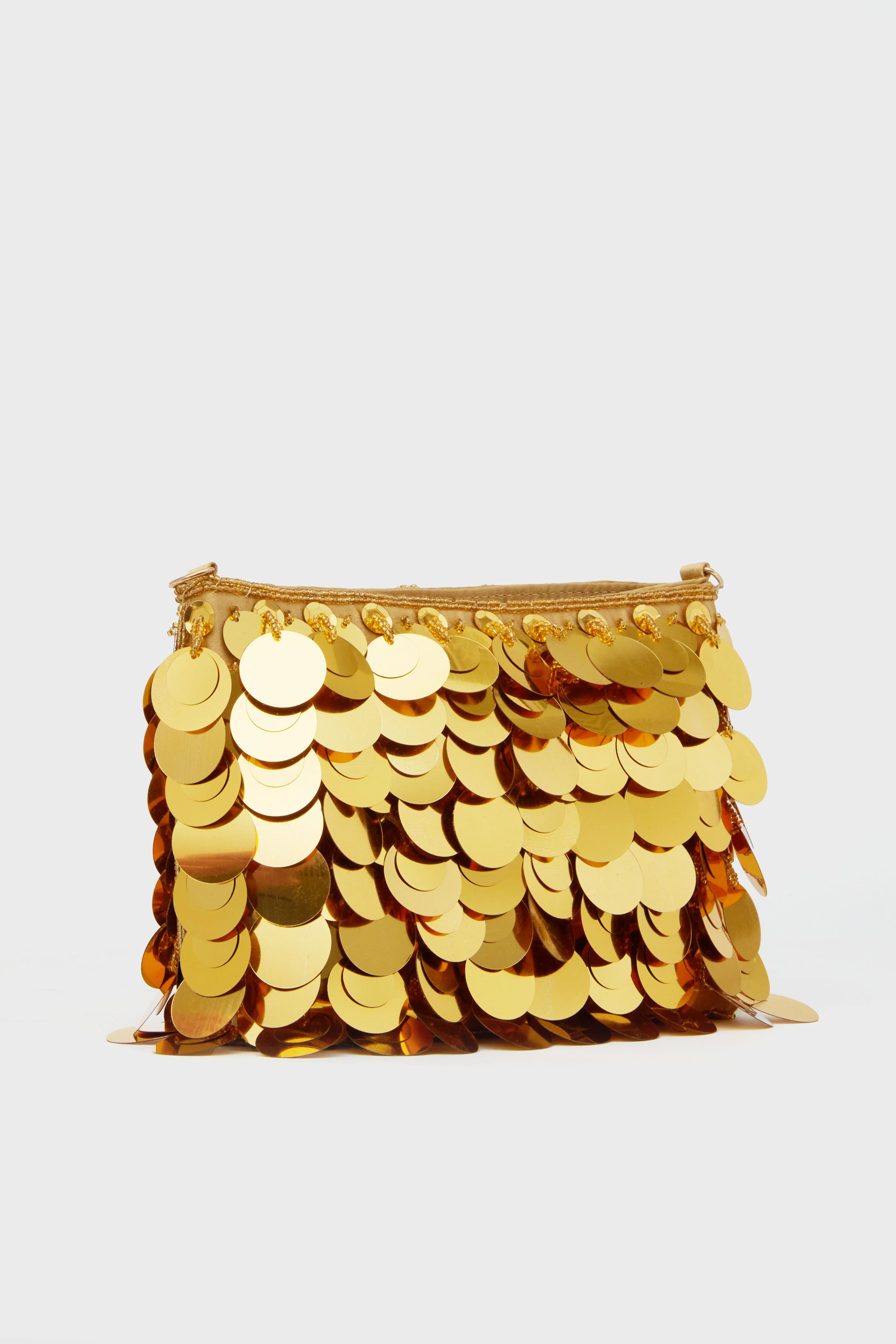 Gold Gemma Sequin Bag - Image 5