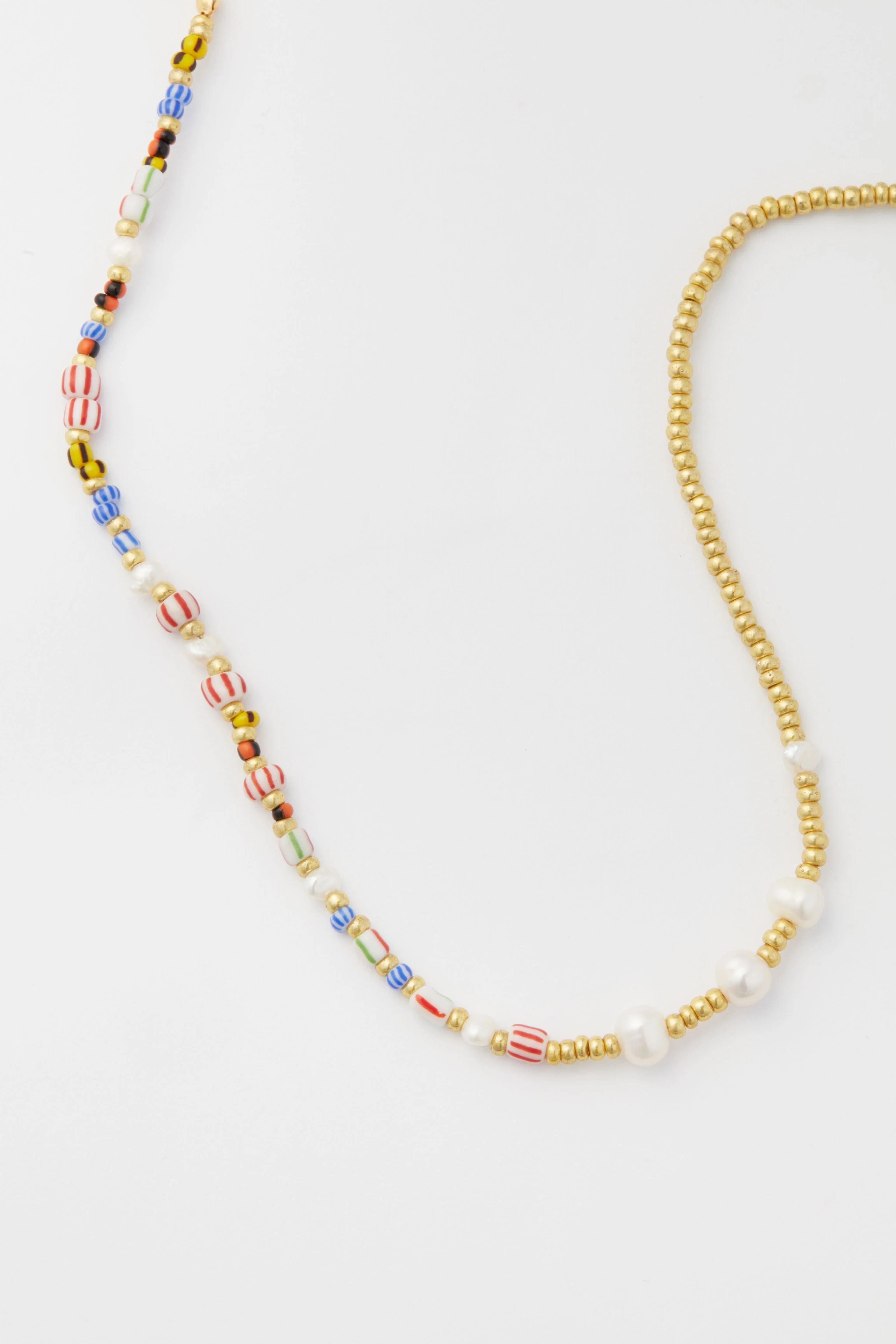 Gold Mixed Elements Necklace - Image 4