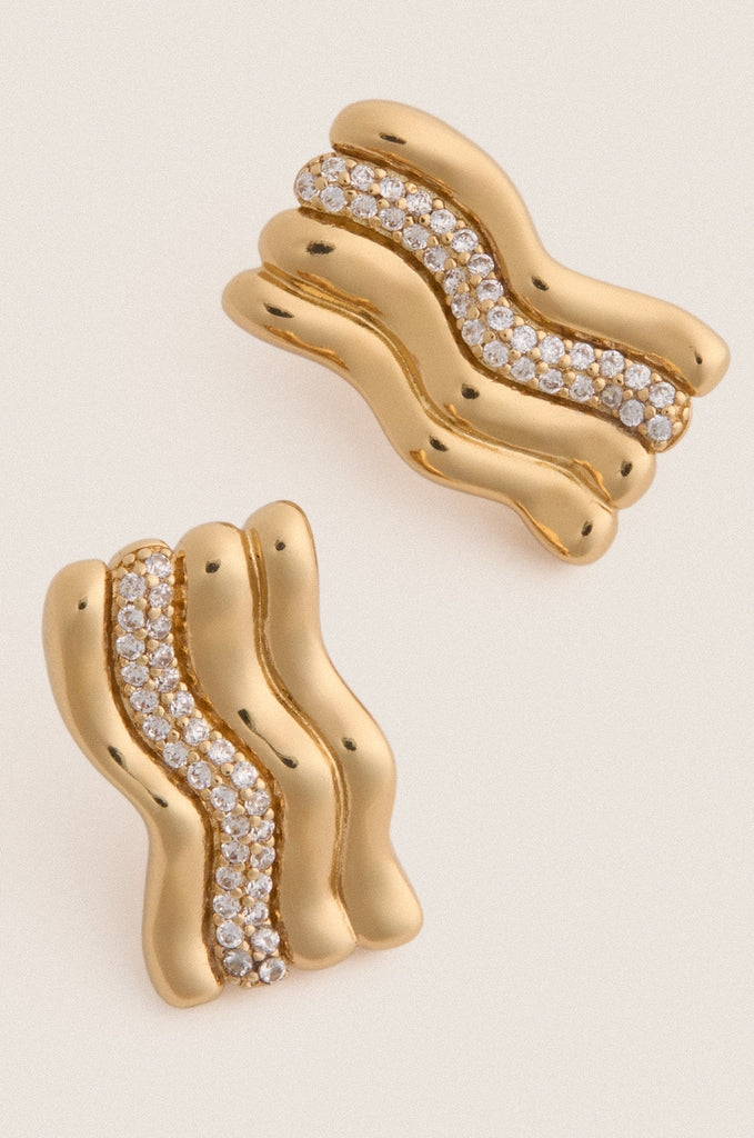 Gold Ramona Studs - Image 4