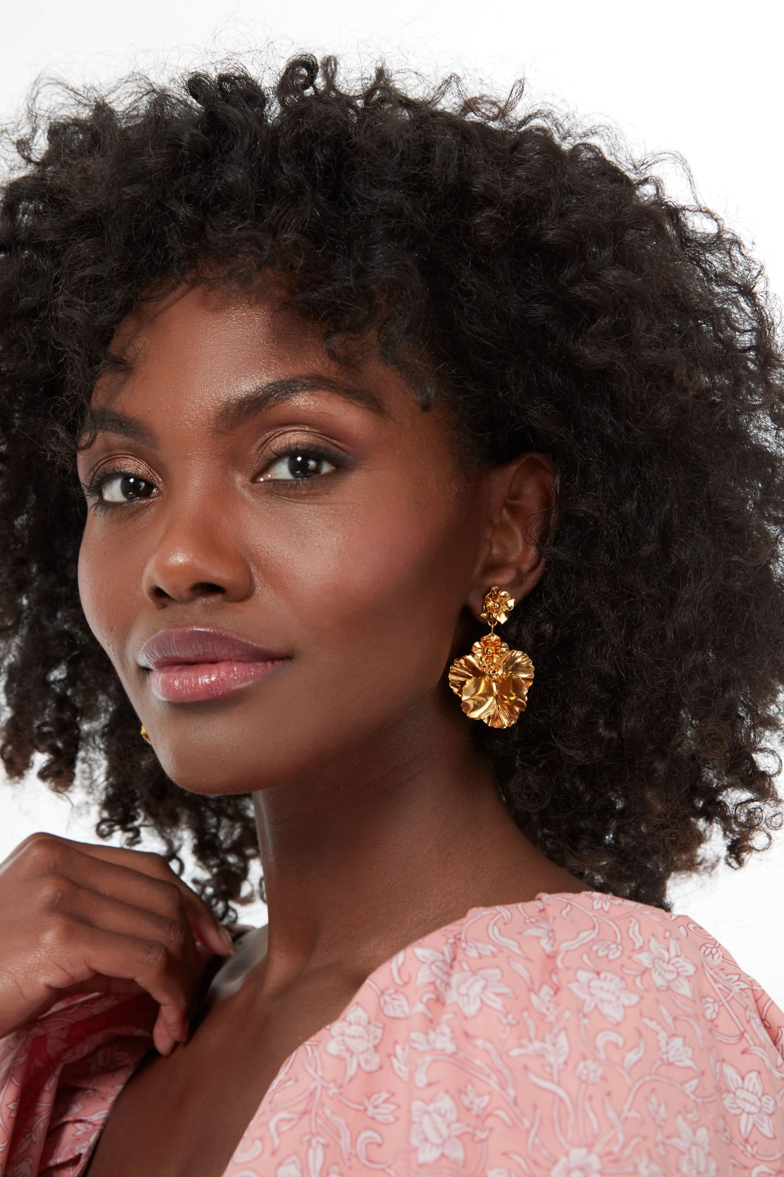 Gold Samara Earrings - Image 2