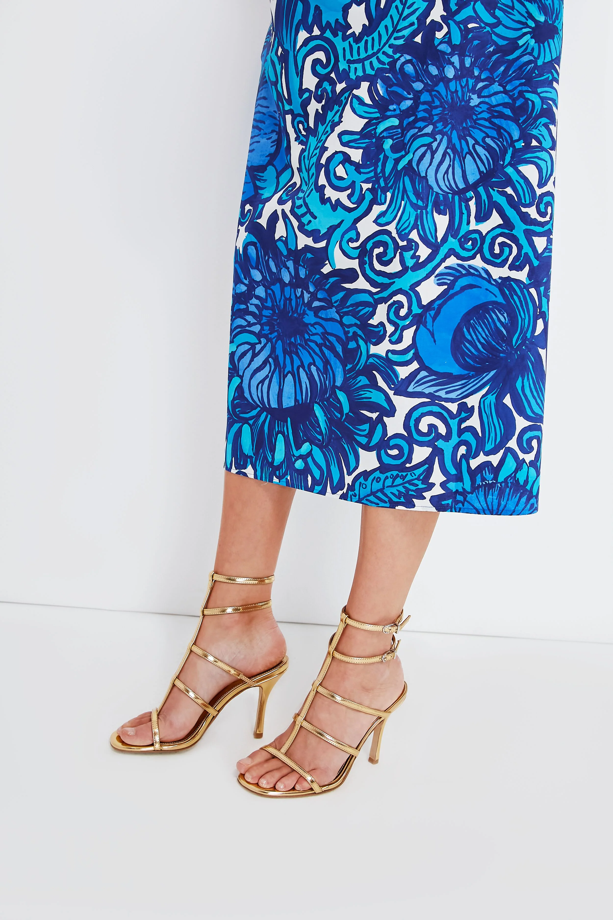 Gold Specchio Serena Sandals - Image 2