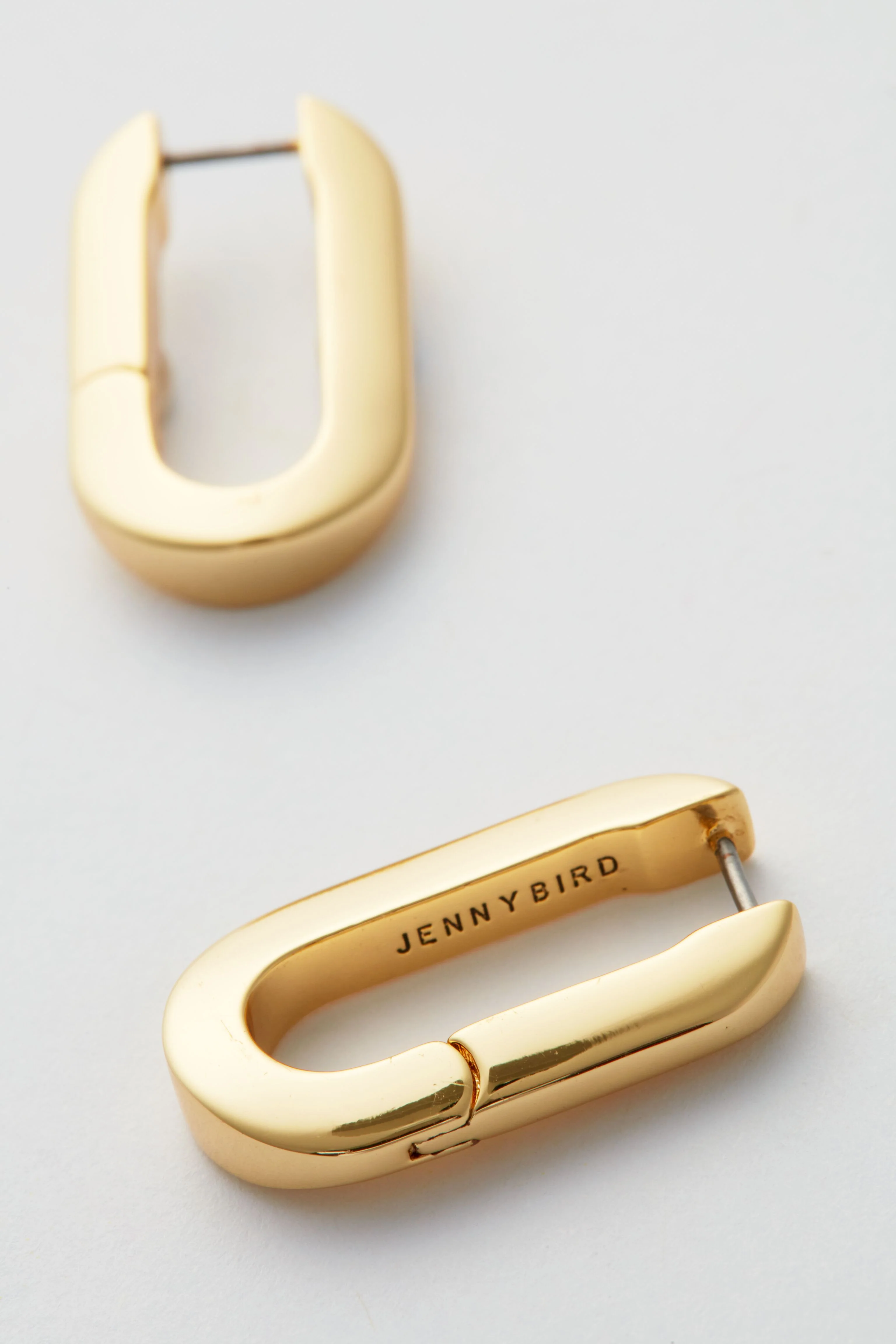 Gold U-Link Earrings - Image 3